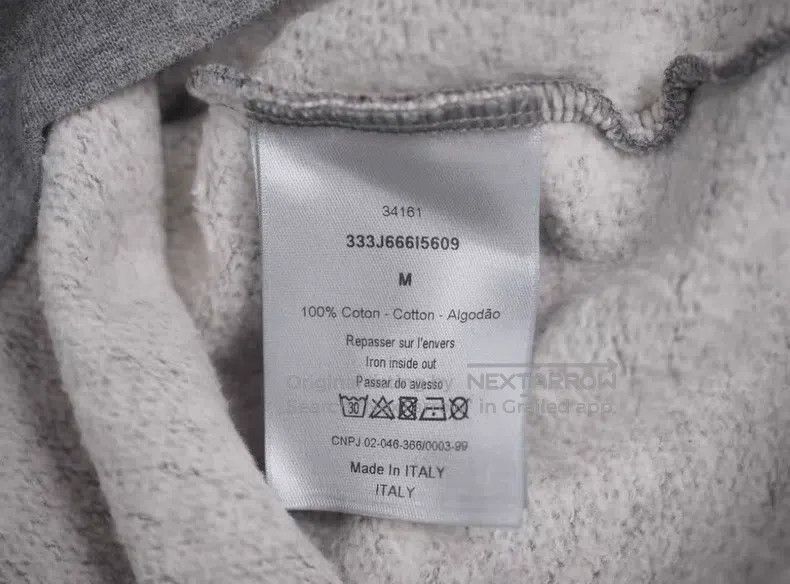 Dior Dior Grey Graffiti Sweatshirt Size M Size US M / EU 48-50 / 2 - 7 Thumbnail