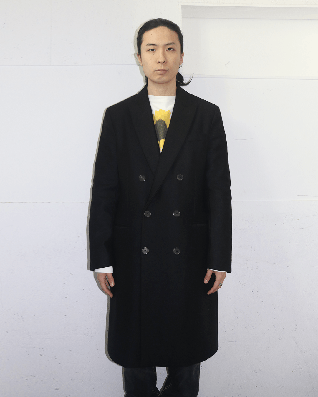 AMI AMI AW15 Double-Breasted Tuskania Wool Coat Size US M / EU 48-50 / 2 - 2 Thumbnail