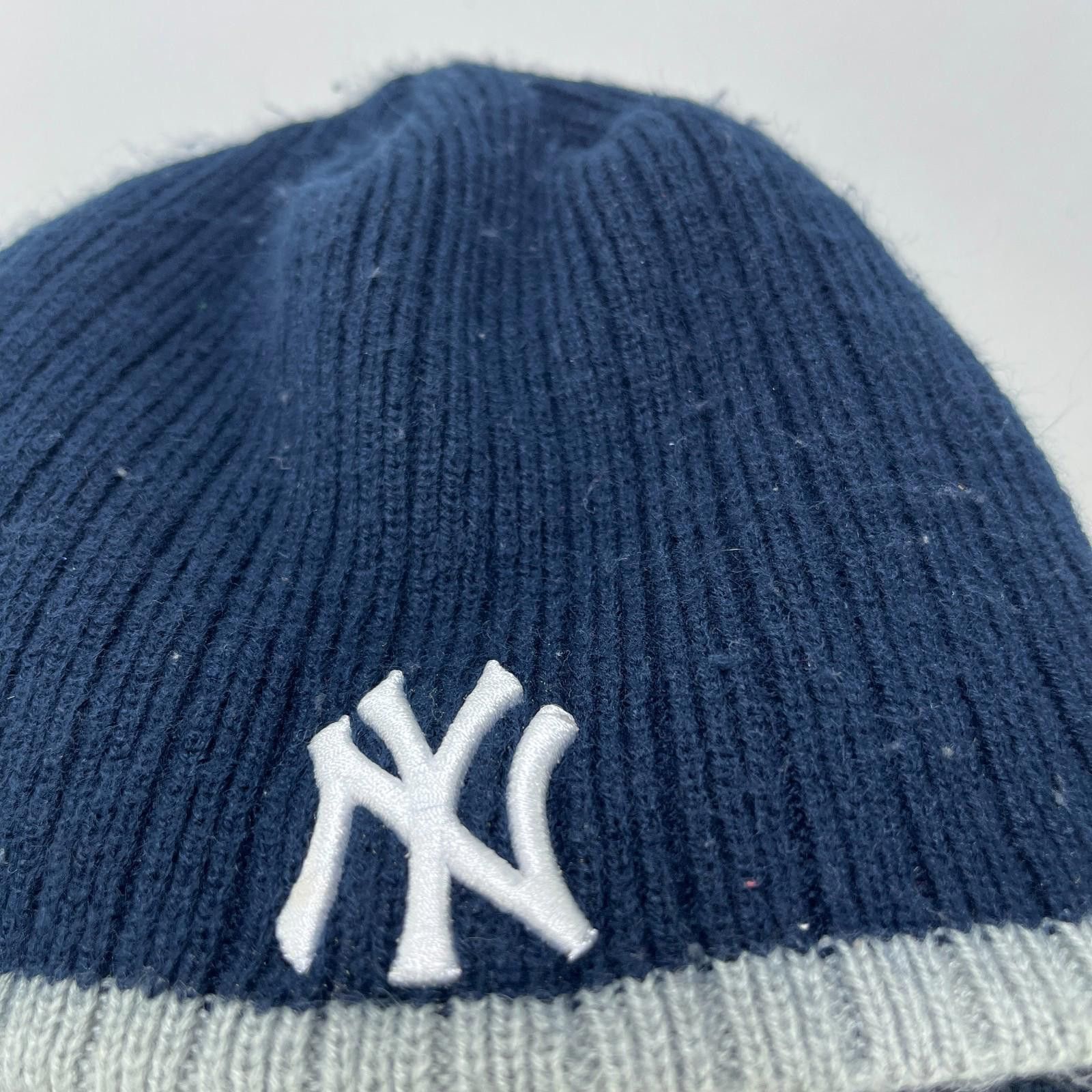 Other Vintage 90s New York Yankees Beanie Skull Cap Hat Toque Size ONE SIZE - 2 Thumbnail