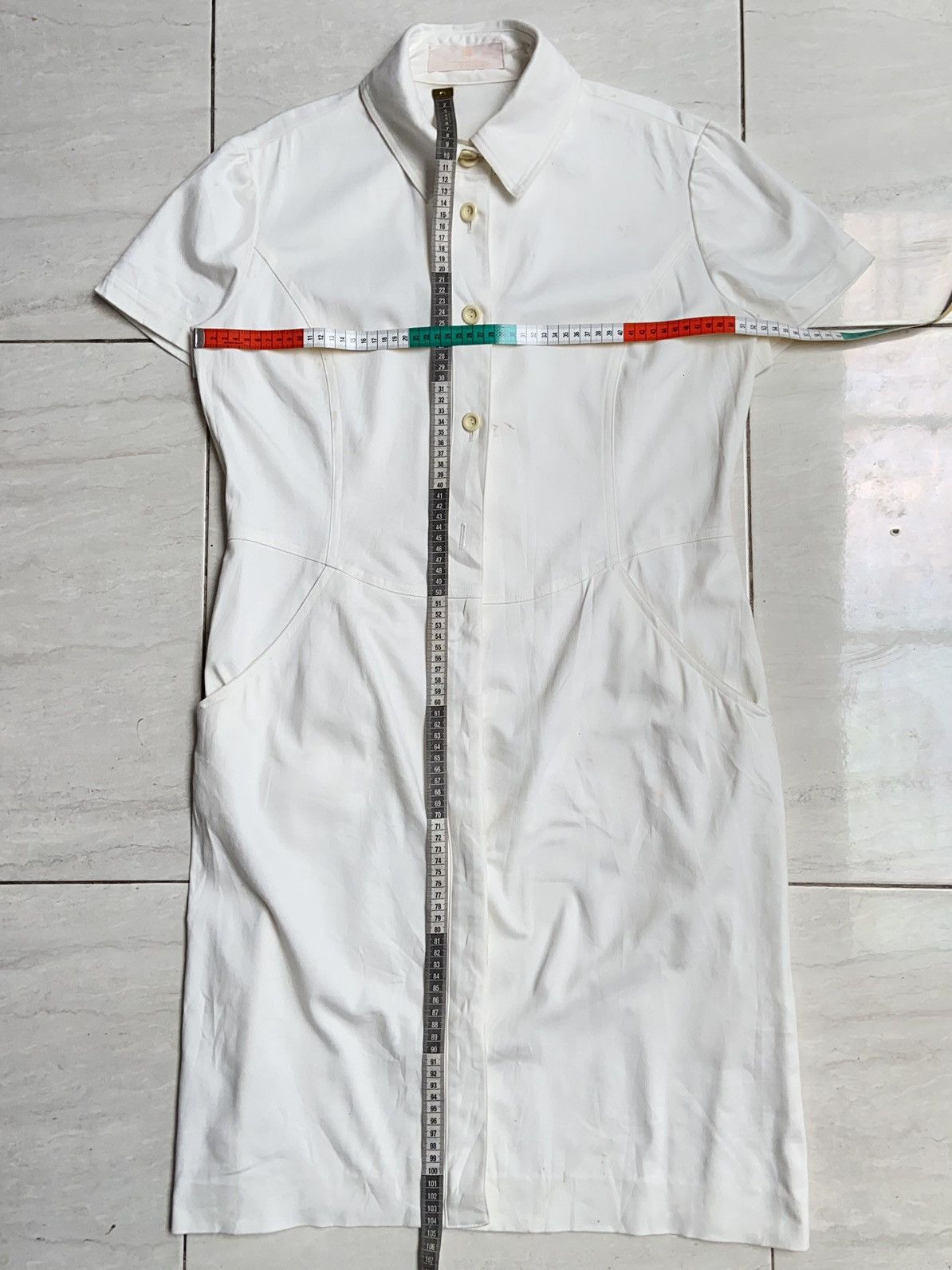 Givenchy GIVENCHY White Midi Dress Size S / US 4 / IT 40 - 7 Thumbnail