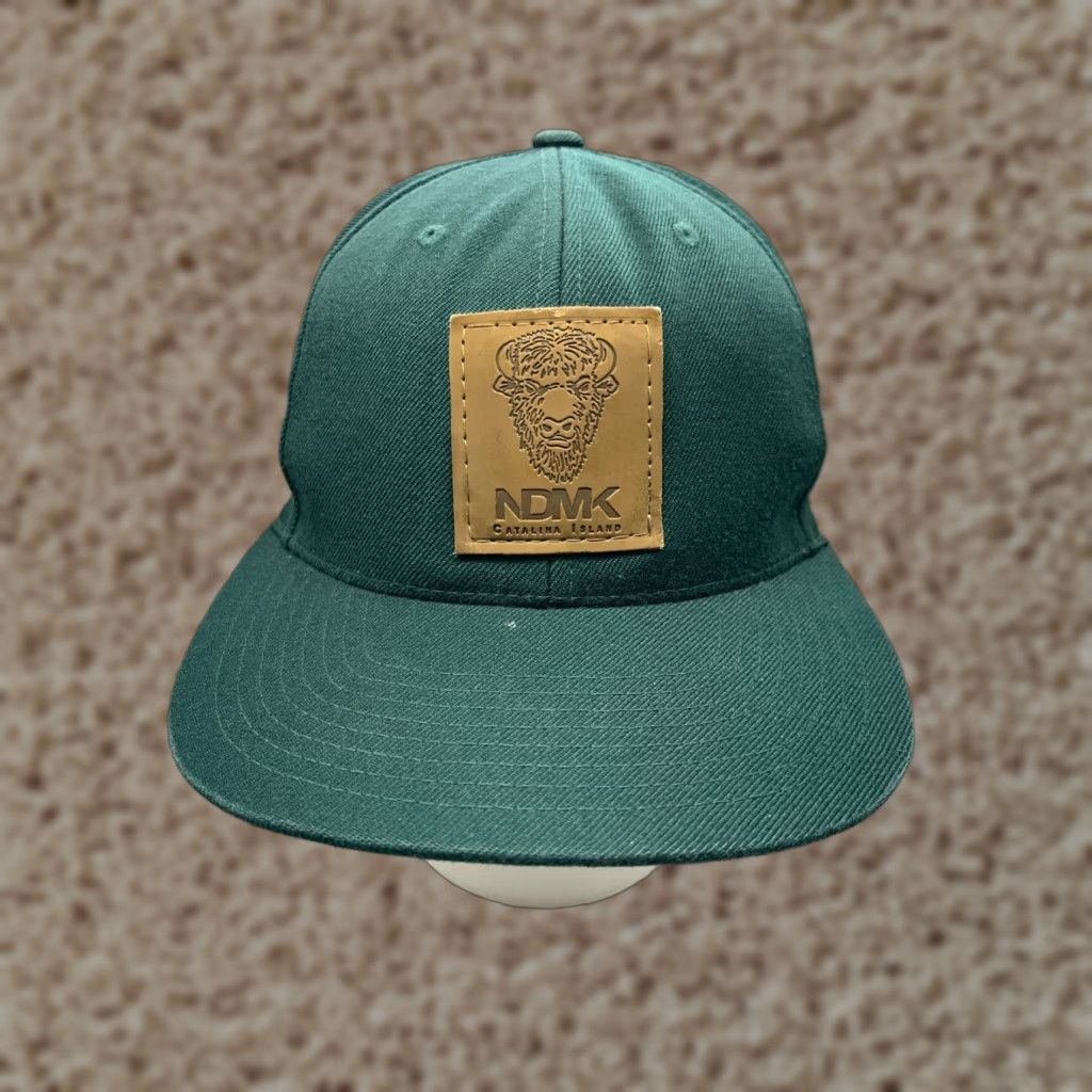 Vintage Yupoong Seafood Snapback Hat Cap Adult One Size Teal Blue Acrylic Wool Blend Outdoor Logo Mens Size ONE SIZE - 1 Thumbnail