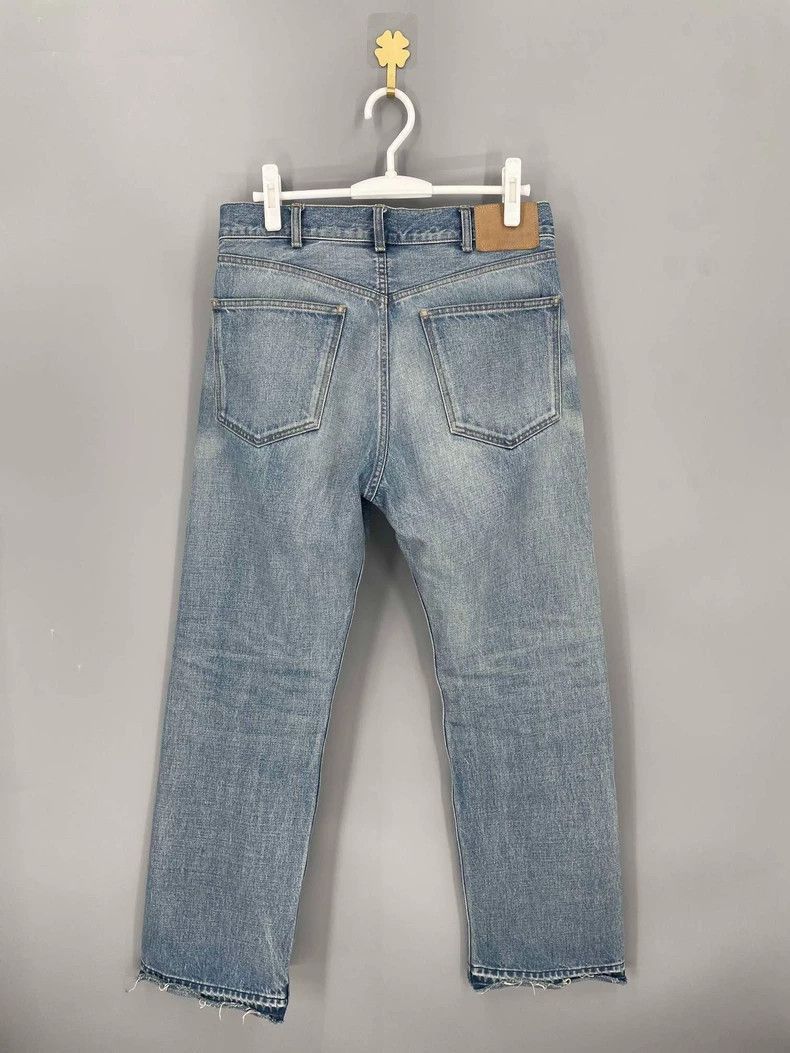 Celine Celine Wash Design Denim Pants with Frayed Hem Size US 28 / EU 44 - 3 Thumbnail