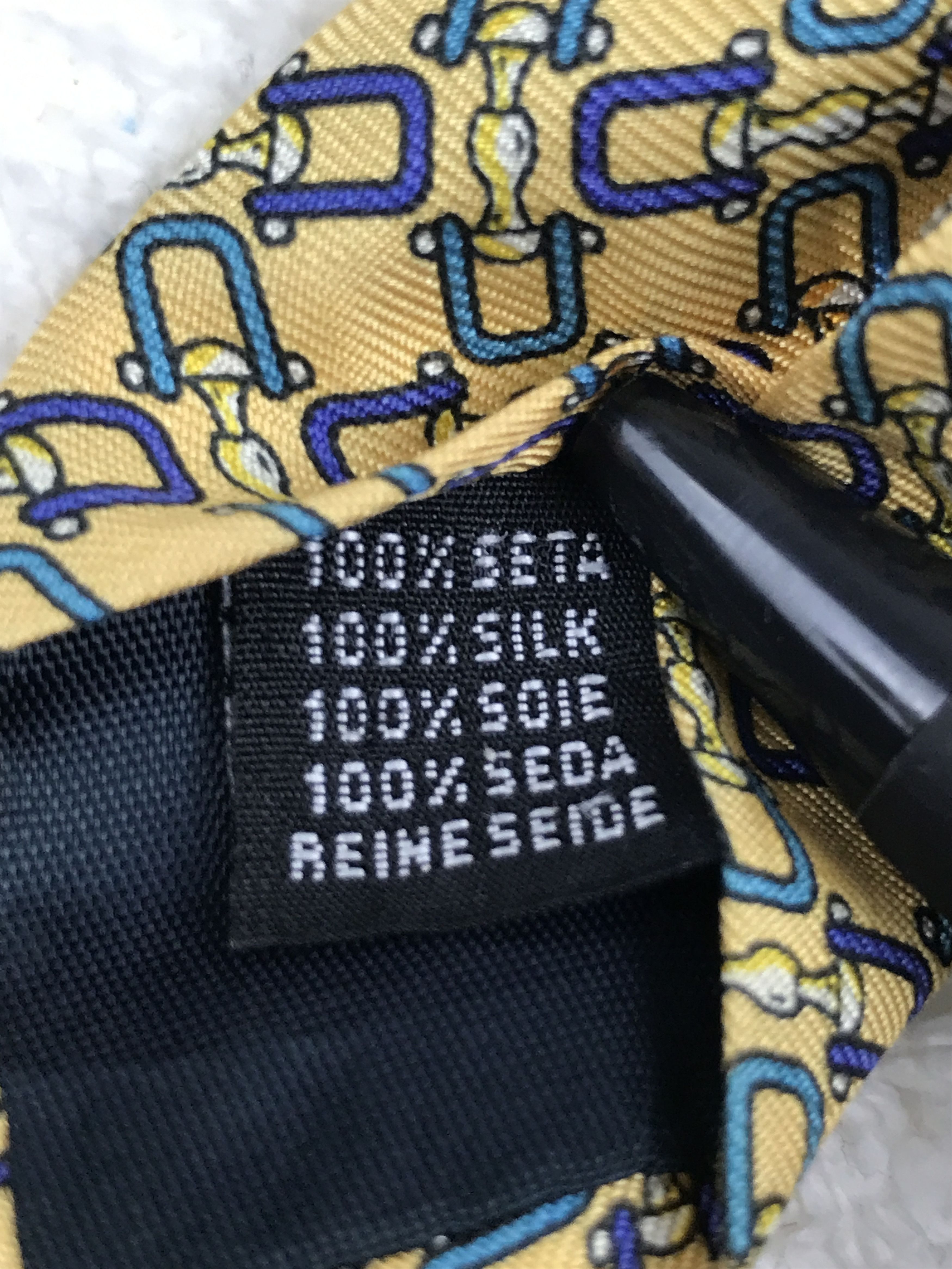 Vintage Vintage Emilio Cecconi Silk Necktie Size ONE SIZE - 5 Thumbnail