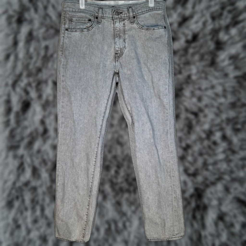 Levi's Levi’s 511 Men’s Jeans 32x32 Gray Denim Stretch Slim Straight Jeans Size US 32 / EU 48 - 1 Thumbnail