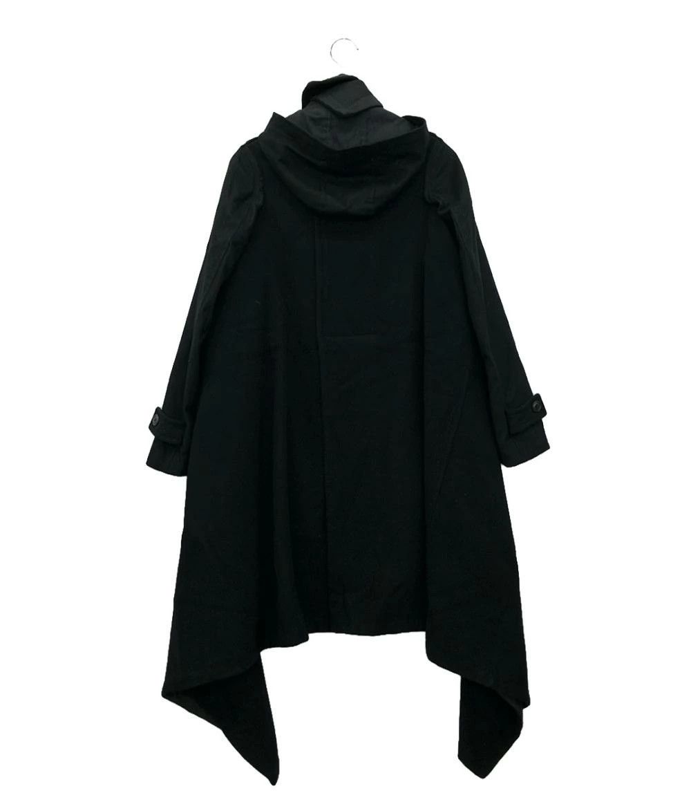 Comme des Garcons Jacket Duffle Coat Hooded Toogle Button Plain Black Size US XS / EU 42 / 0 - 2 Thumbnail