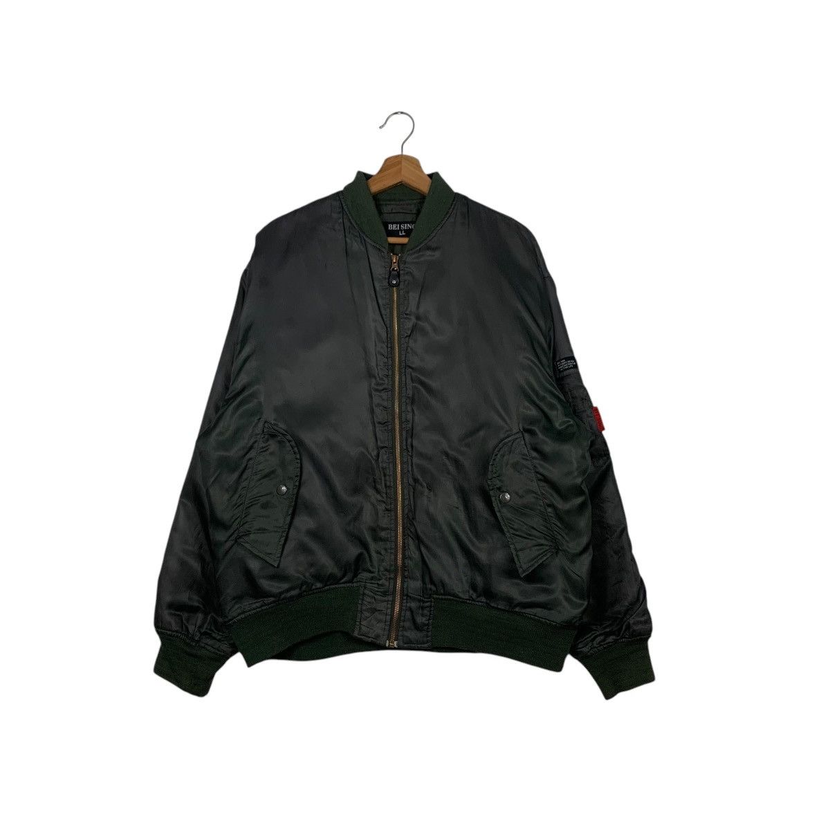 Japanese Brand BEI SING Work Bomber Jacket #1994-C87 Size US L / EU 52-54 / 3 - 1 Thumbnail