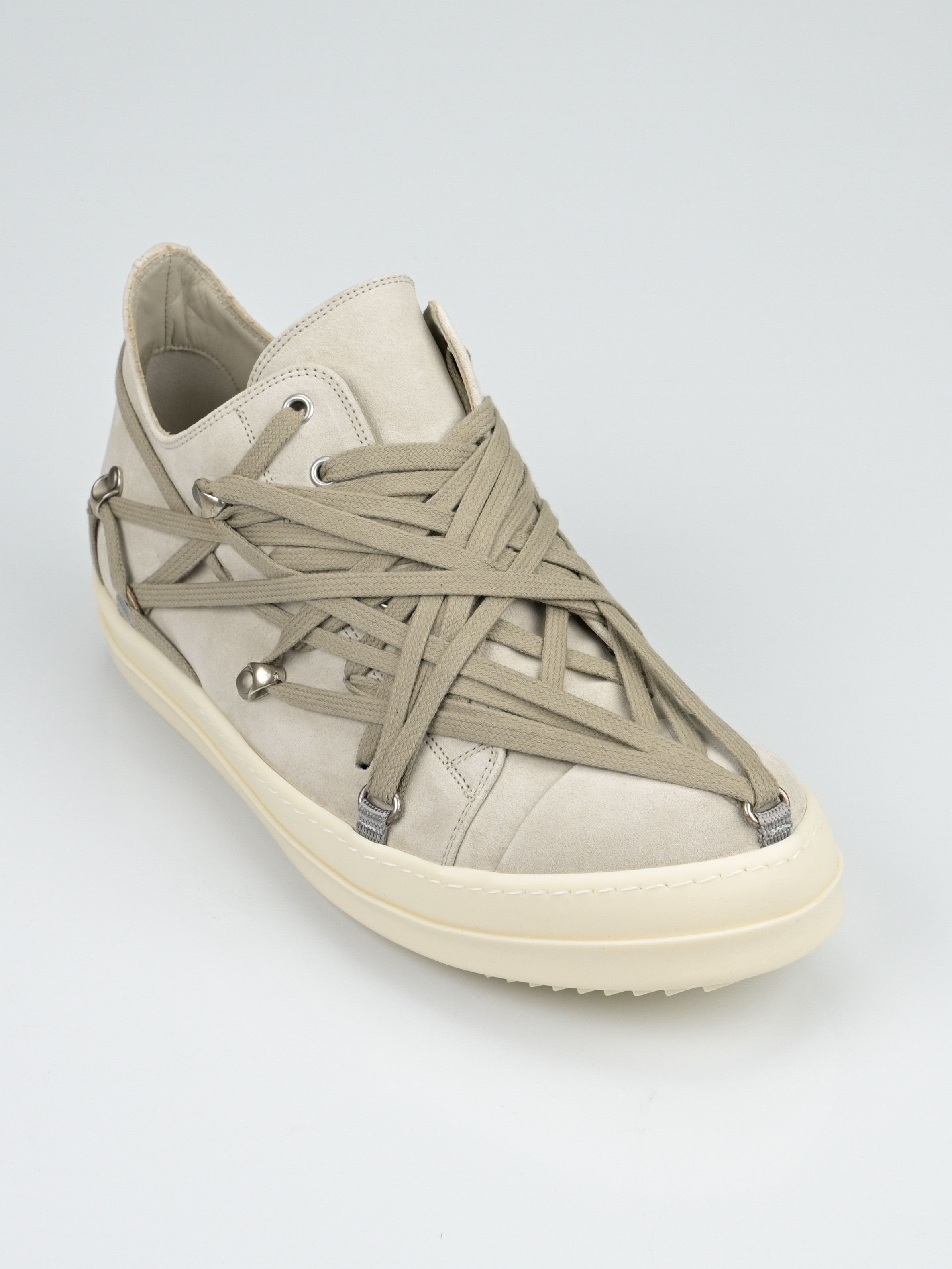 Rick Owens Megalace Suede Low Top Ramones Size US 10 / EU 43 - 12 Thumbnail