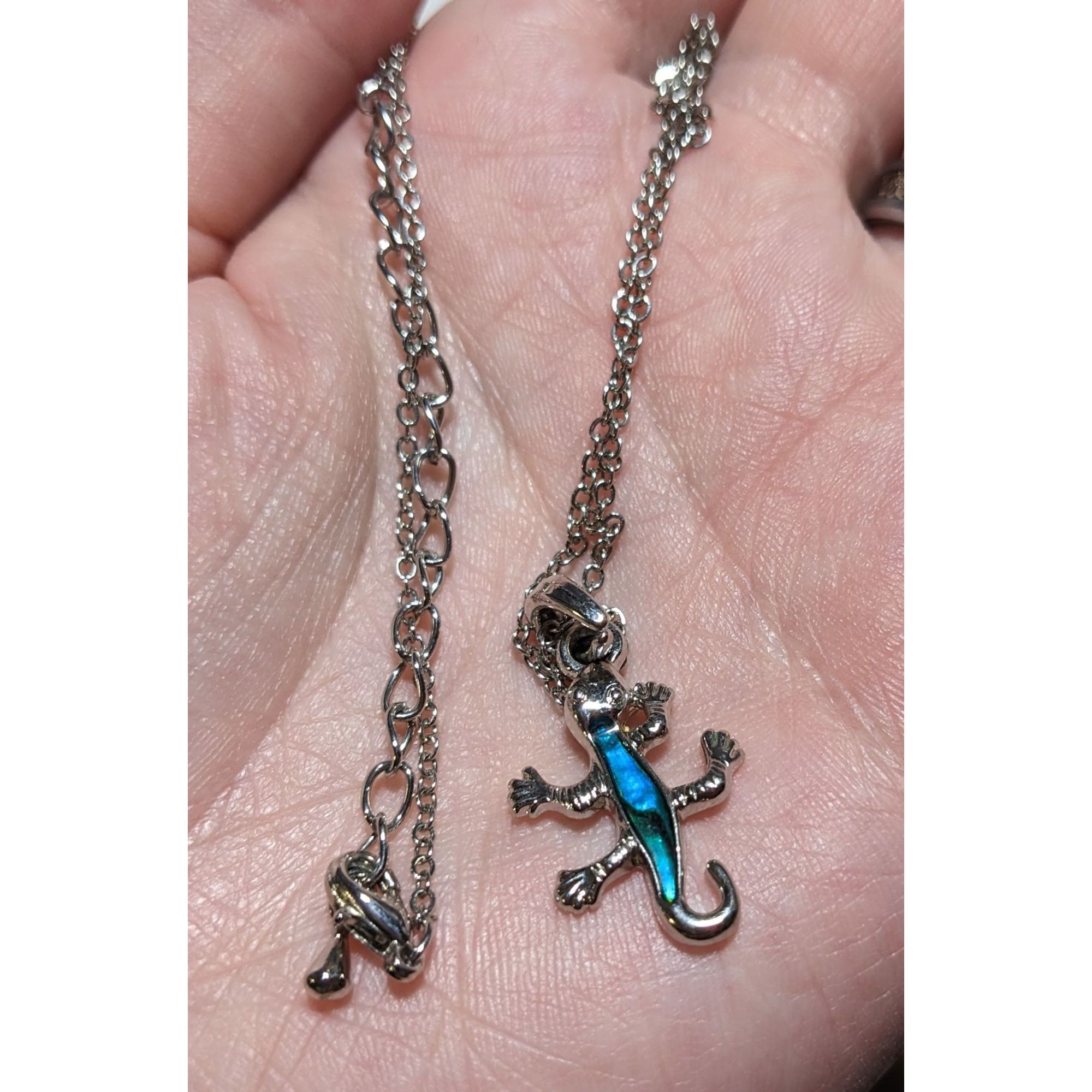 Other Vintage 90s Blue Shell Salamander NEcklace Size ONE SIZE - 7 Thumbnail