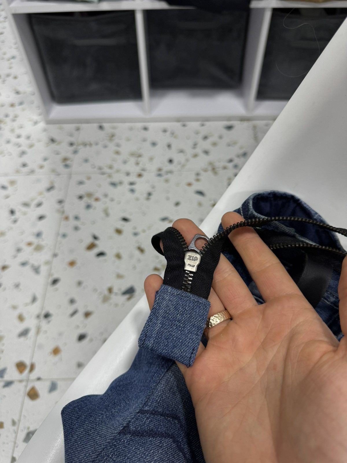 Replay Repley Upcycled denim bag Size ONE SIZE - 8 Thumbnail