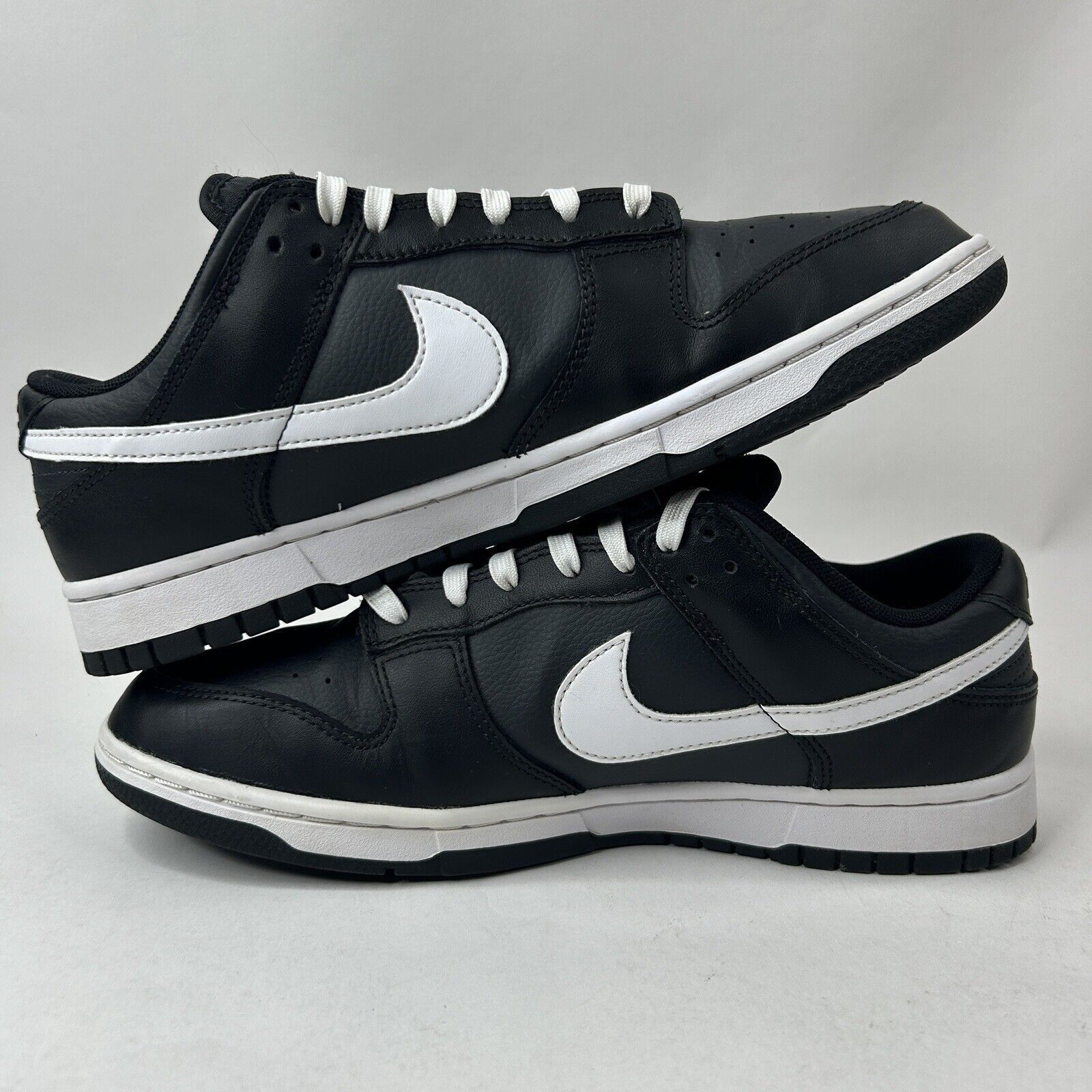 Nike Nike Dunk Low Retro “Black Panda/Off-Noir White” 2024 Size US 10 / EU 43 - 3 Thumbnail
