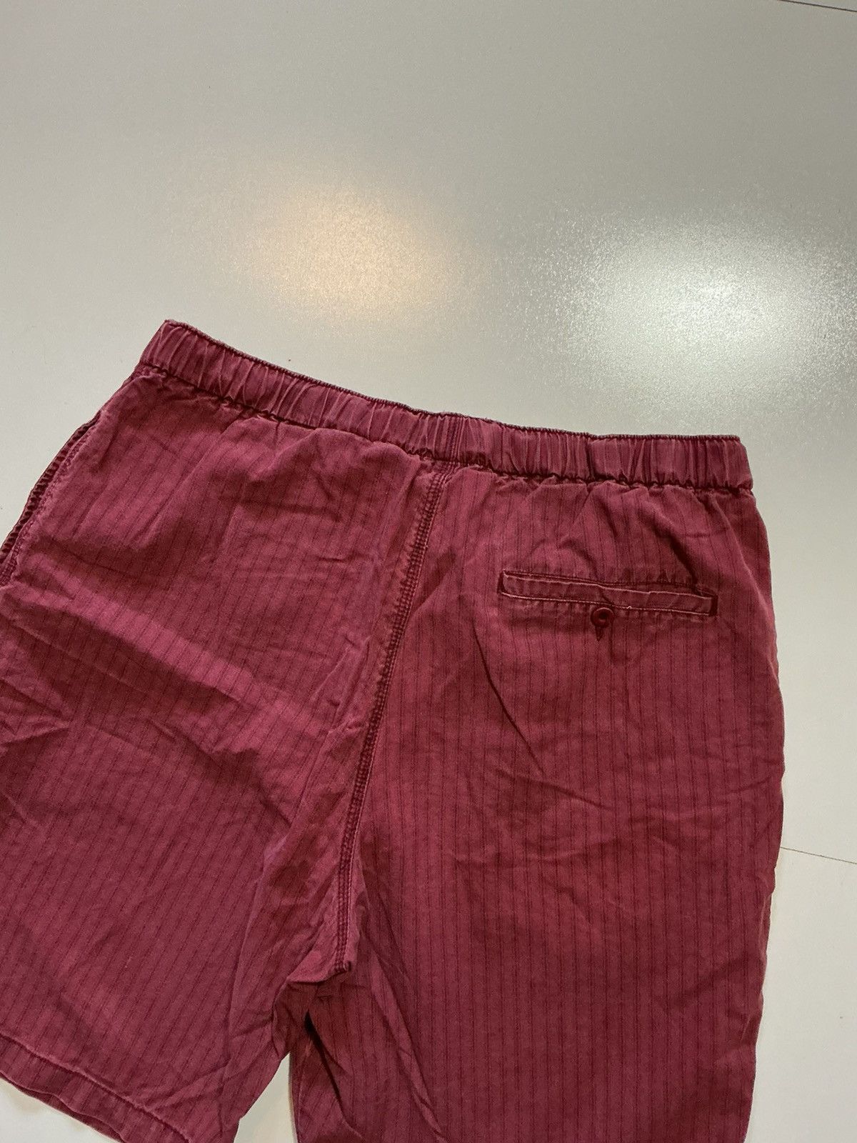 Vintage Vintage 90s Y2K Sostanza Apparel Striped Belted Shorts Size US 38 / EU 54 - 12 Thumbnail