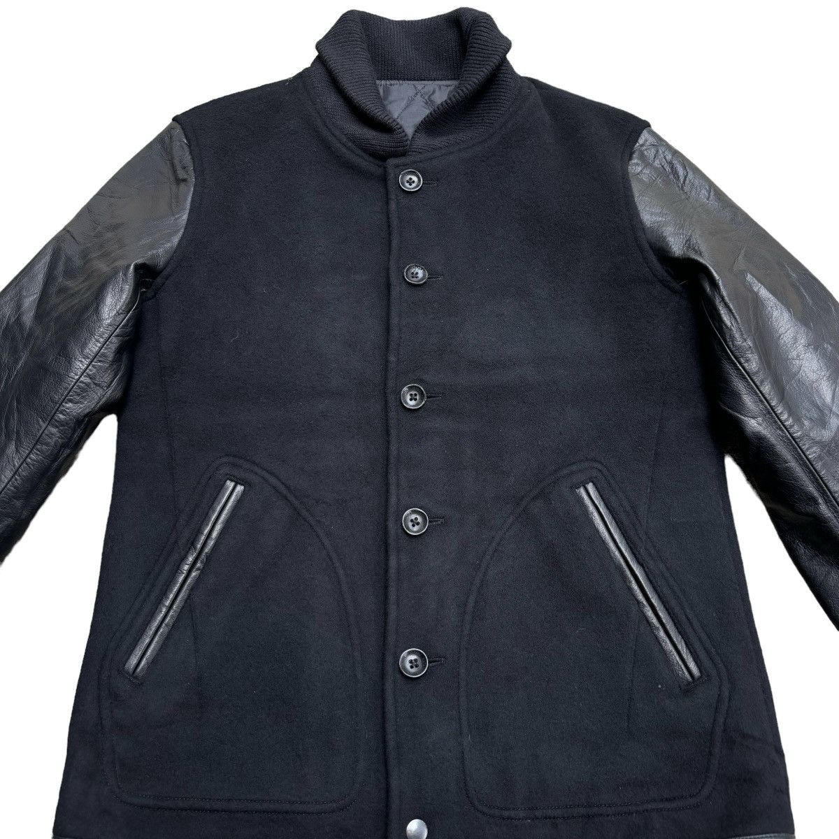Isamu Katayama Backlash Isamu Katayama Backlash Wool Leather Stadium Jacket Size US M / EU 48-50 / 2 - 4 Thumbnail