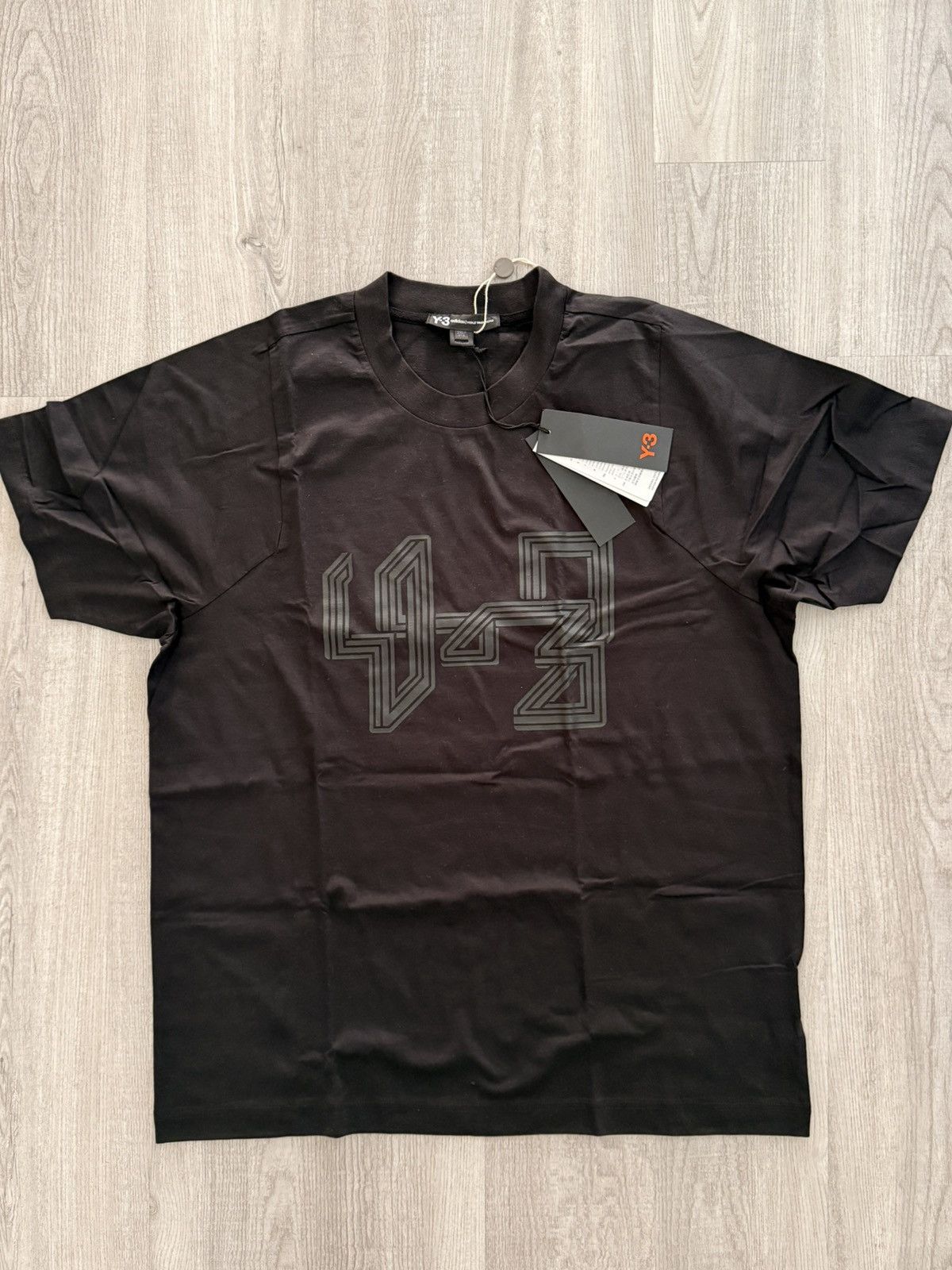 Y-3 Y-3 Ribbon Logo SS T-Shirt | Grailed