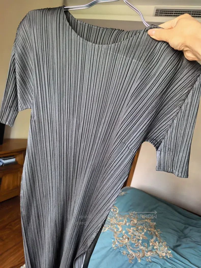 Issey Miyake Issey Miyake Gray Irregular Pants Size L / US 10 / IT 46 - 6 Thumbnail