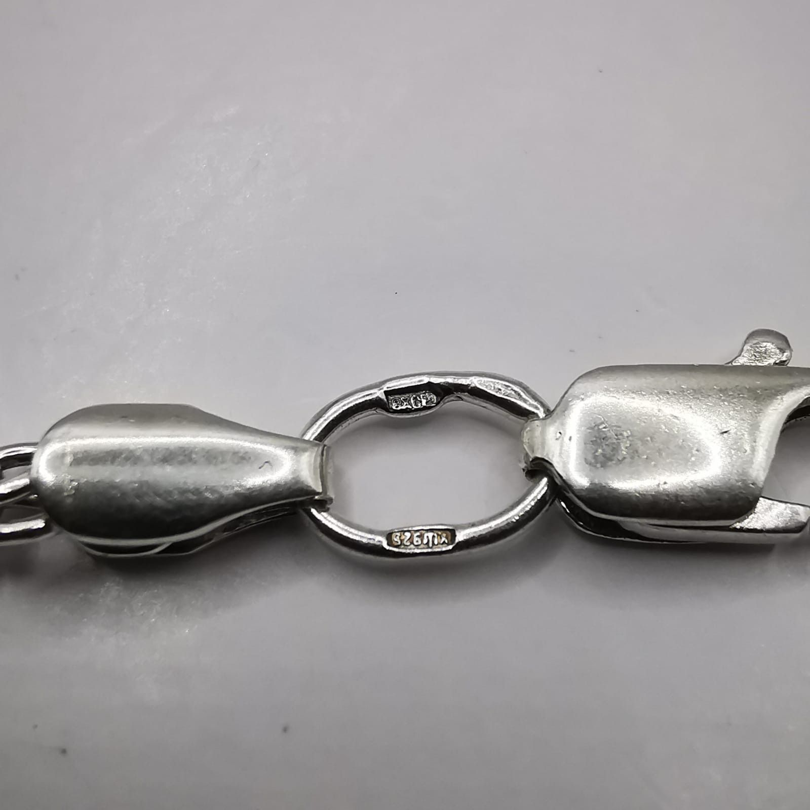 Sterling Silver Vintage Jewelry Chain, 925 Sterling Silver, Signed , 24,70g Size ONE SIZE - 7 Thumbnail
