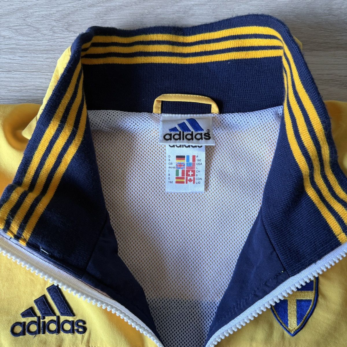 Adidas × Vintage Vintage Adidas Sweden Jacket Size US L / EU 52-54 / 3 - 4 Thumbnail