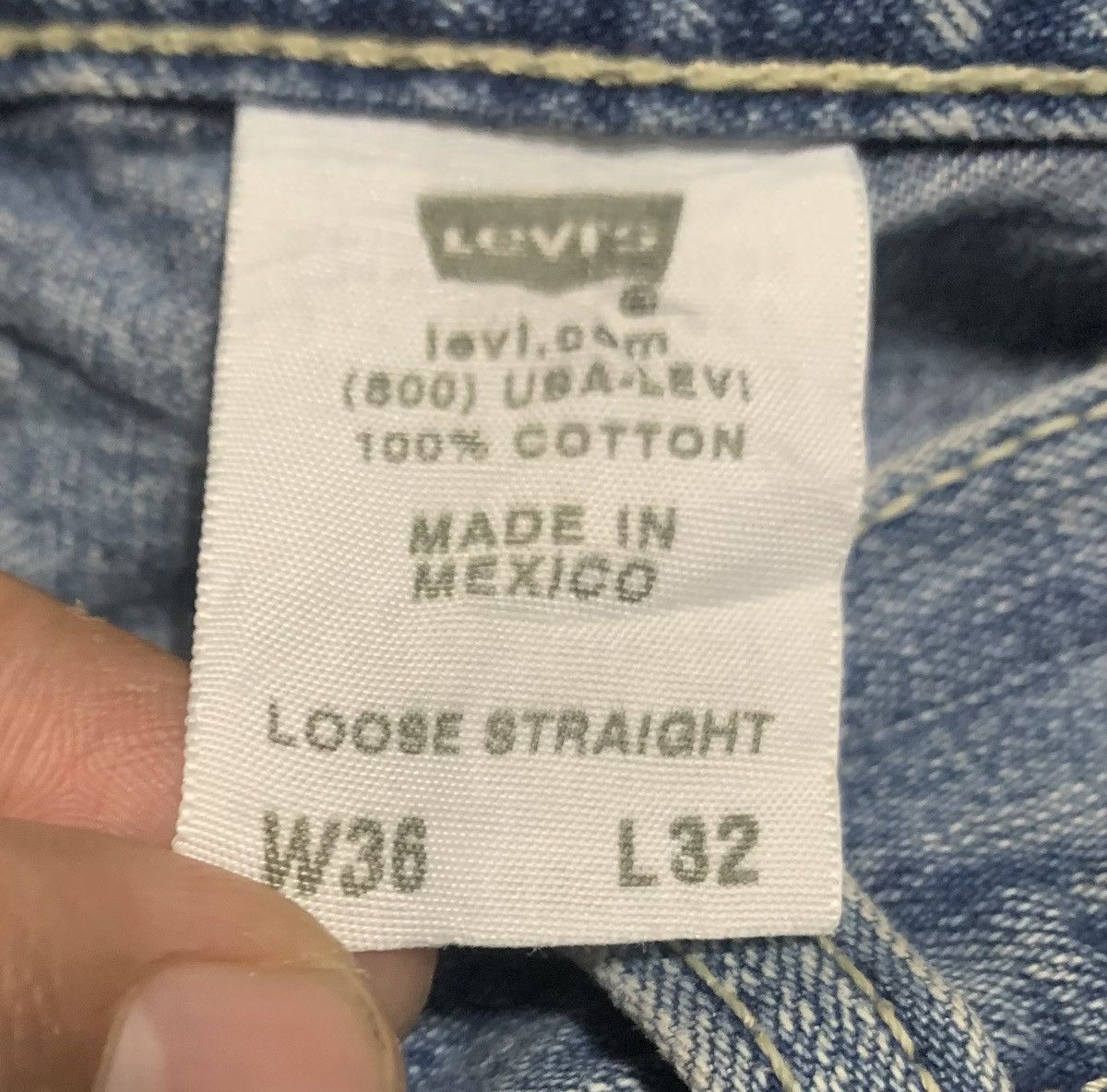 Levi's Vintage Levis Carpenter Loose Straight Leg Jeans Size US 38 / EU 54 - 7 Thumbnail