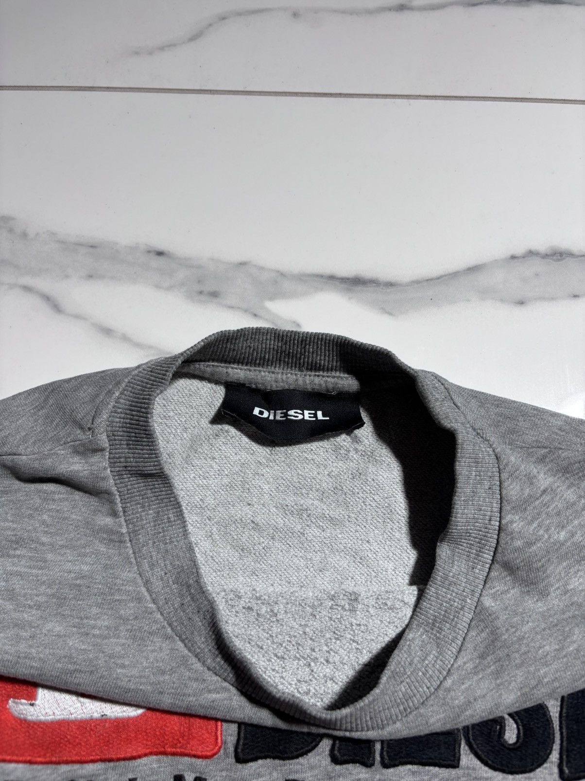 Diesel Y2K Diesel Sweatshirt Baggy Big Logo Embroidered Vintage Size US L / EU 52-54 / 3 - 5 Thumbnail
