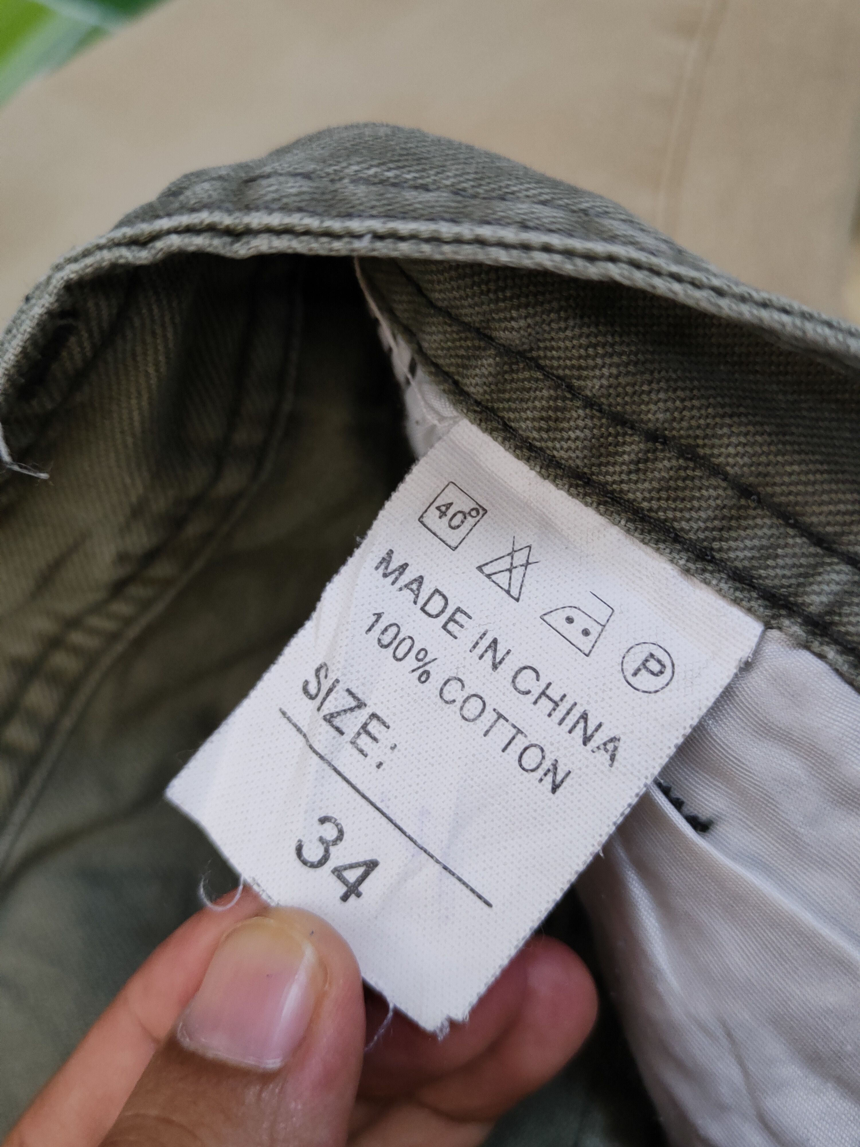 Japanese Brand Japanese Brand Olive Multipocket Tactical Cargo Pants #W1505 Size US 35 - 14 Thumbnail
