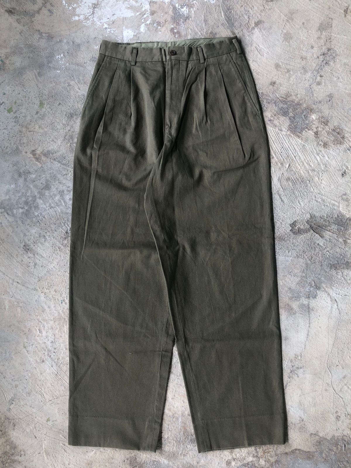 Comme des Garcons × Comme des Garcons Homme × Comme des Garcons Homme Plus 1980s Comme Des Garcons Homme Pleated Trouser Size US 31 - 6 Thumbnail
