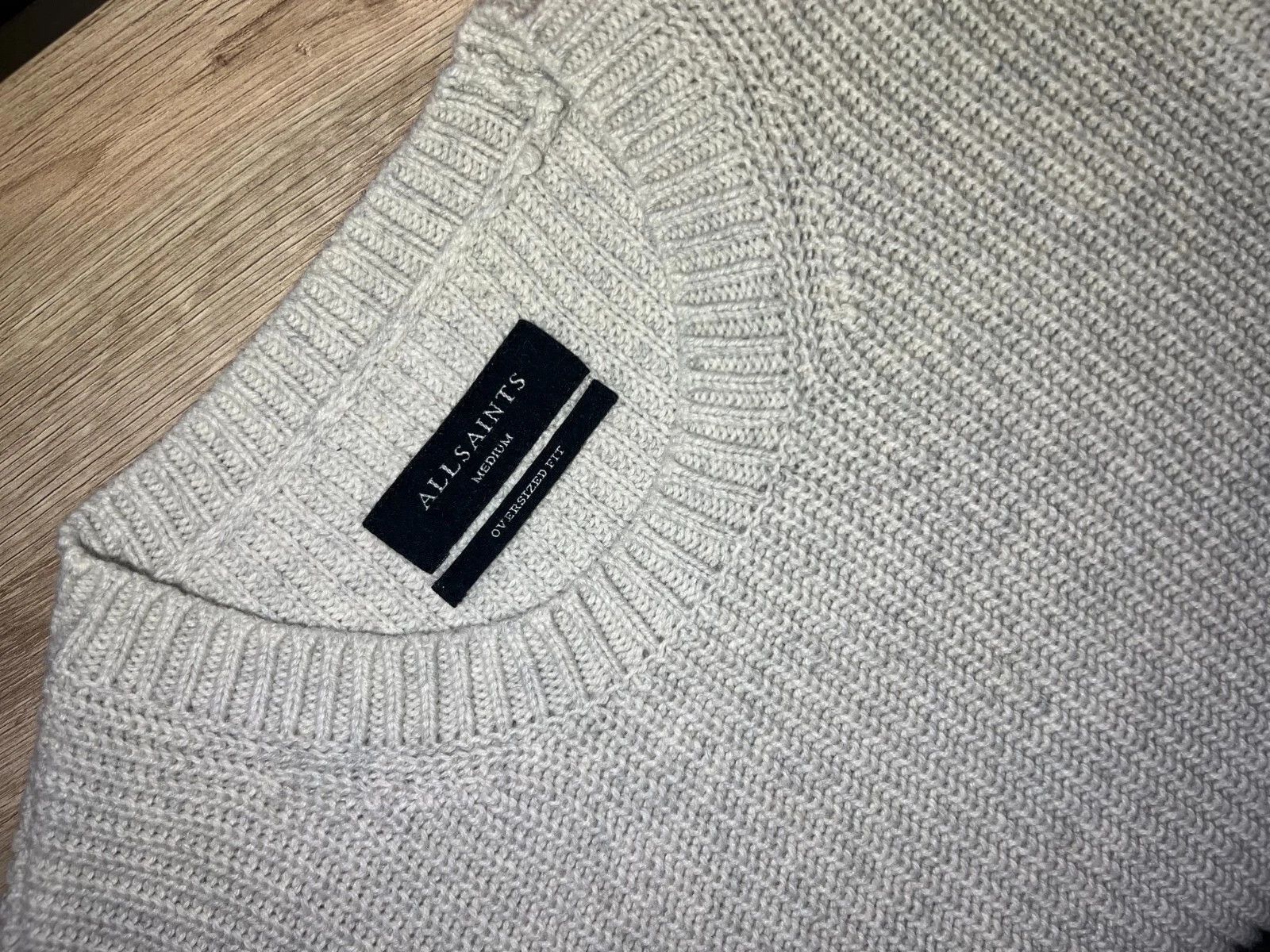 Allsaints Allsaints Ivann Crew Destroyed Oversized Fit Sweater Size US M / EU 48-50 / 2 - 9 Thumbnail