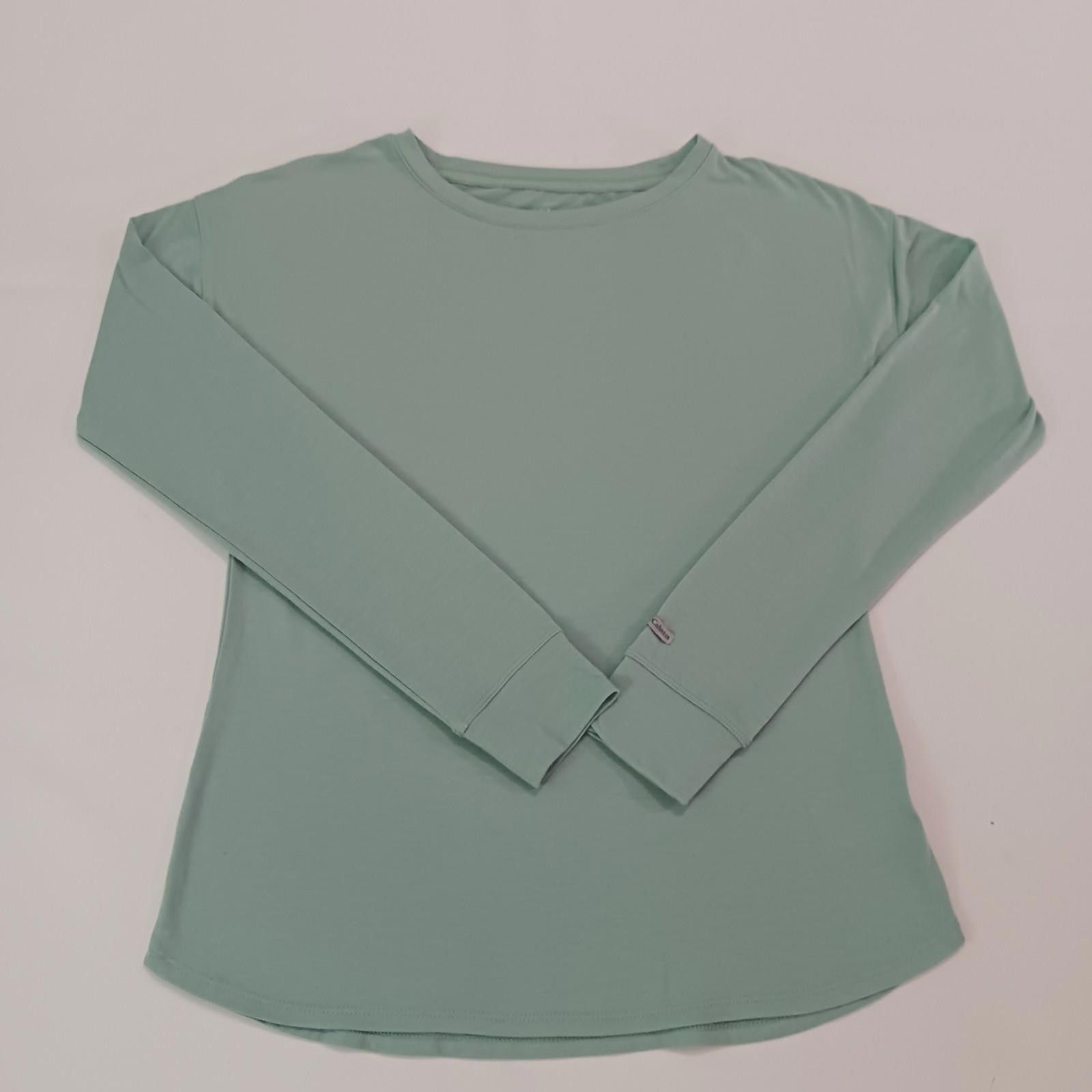 Columbia Columbia XK0873 Women’s Green Long Sleeve Pullover Shirt S Size S / US 4 / IT 40 - 1 Thumbnail
