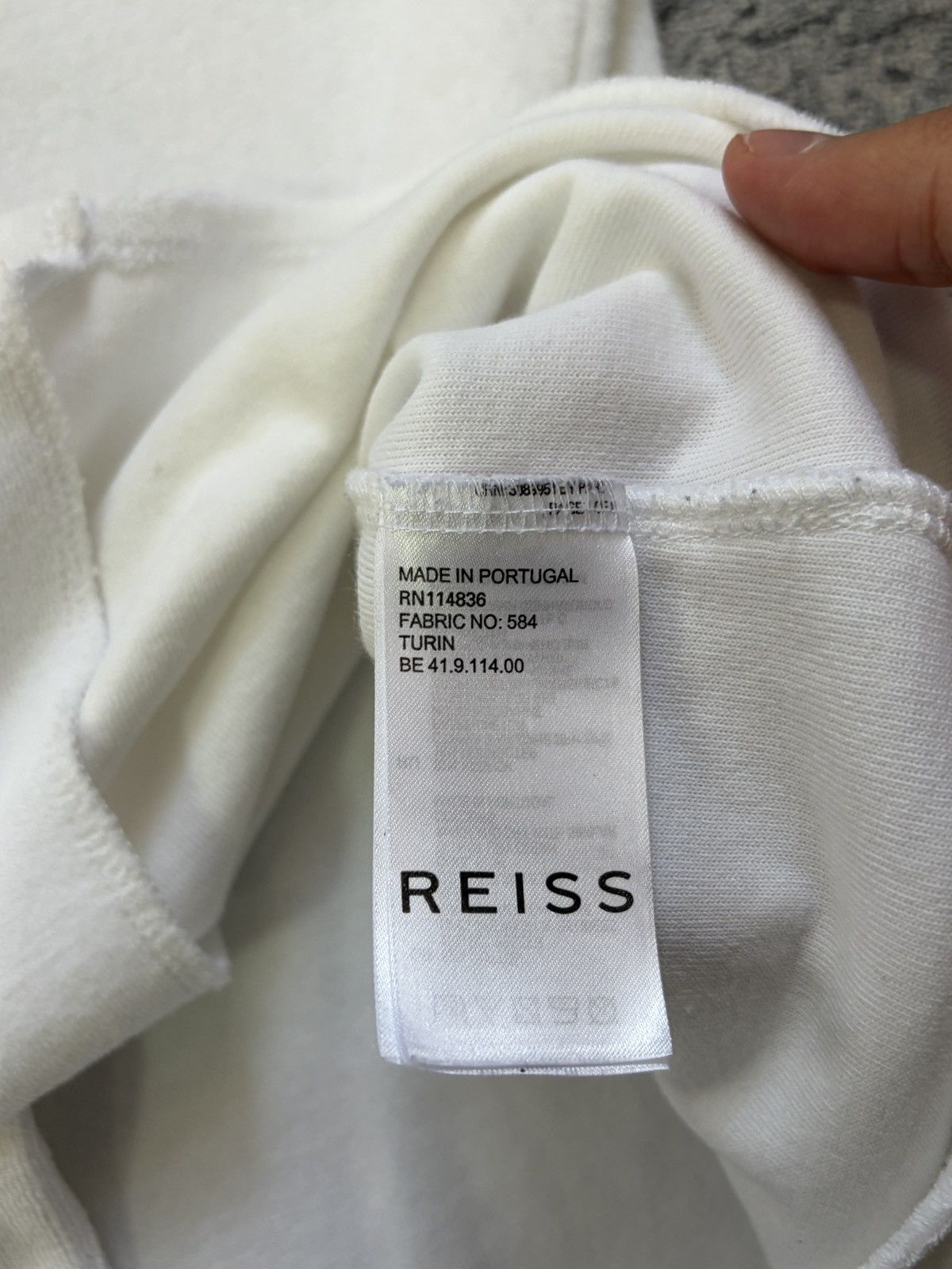 Reiss REISS Turin Terry Towelling Cuban Collar Shirt White S Size US S / EU 44-46 / 1 - 5 Thumbnail