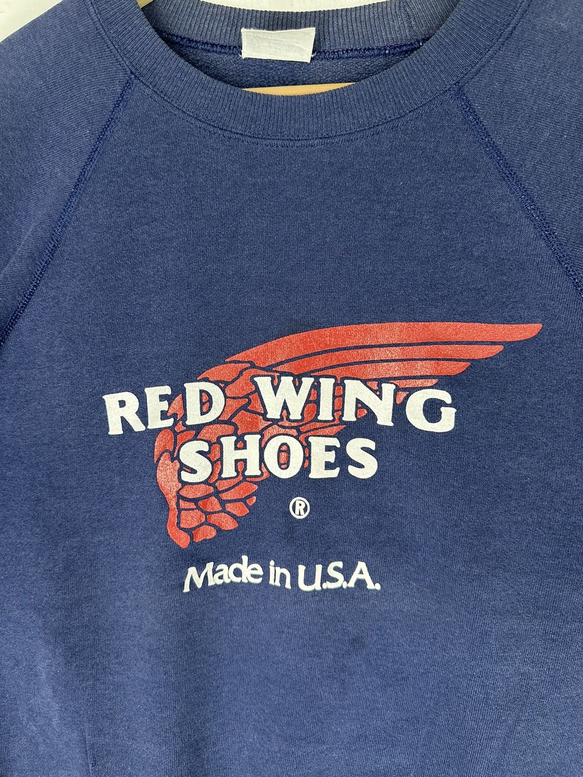 Red Wing Vintage Red Wing Shoes Made In USA Sweatshirt Size US M / EU 48-50 / 2 - 2 Thumbnail