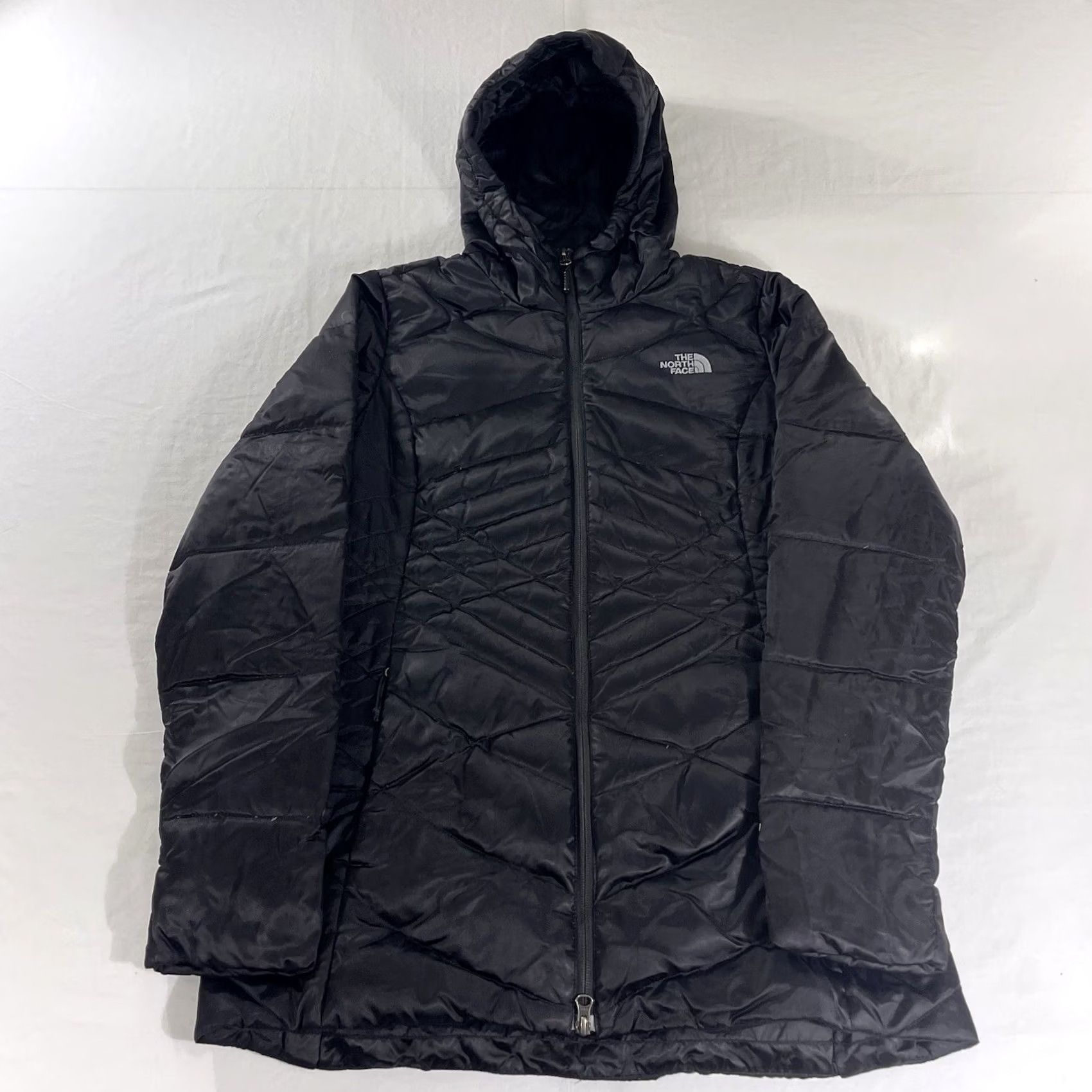 The North Face The North Face Womens Jacket Coat Black Hooded 550 Insulated Goose Down Puffer Jacket Size M / US 6-8 / IT 42-44 - 2 Thumbnail