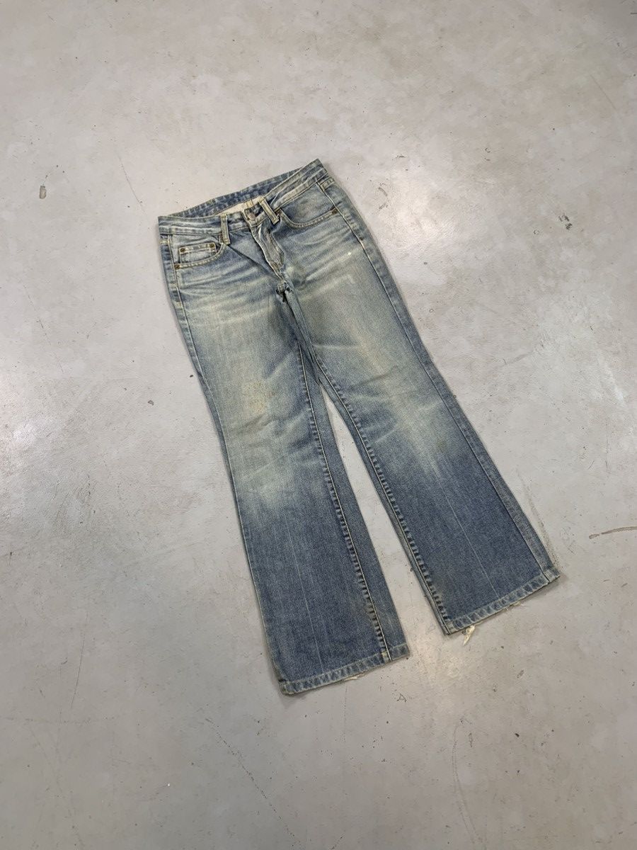 Japanese Brand Vintage womens evisu inspired bootcut denim pants Size 28" / US 6 / IT 42 - 2 Thumbnail