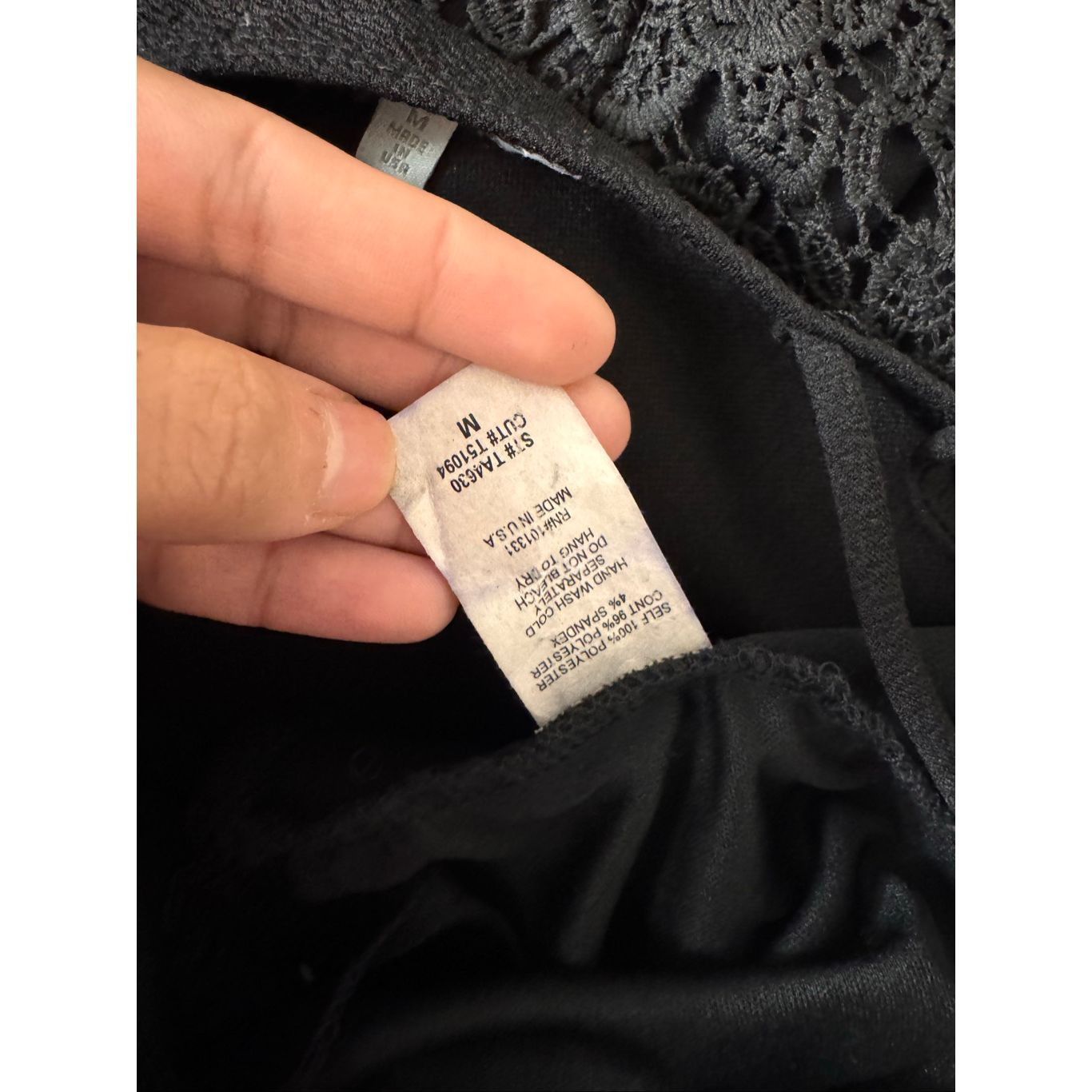 Other Charlotte Russe Black Lace 2-Piece Set | Crop Top & High-Wai Size US 29 - 10 Thumbnail