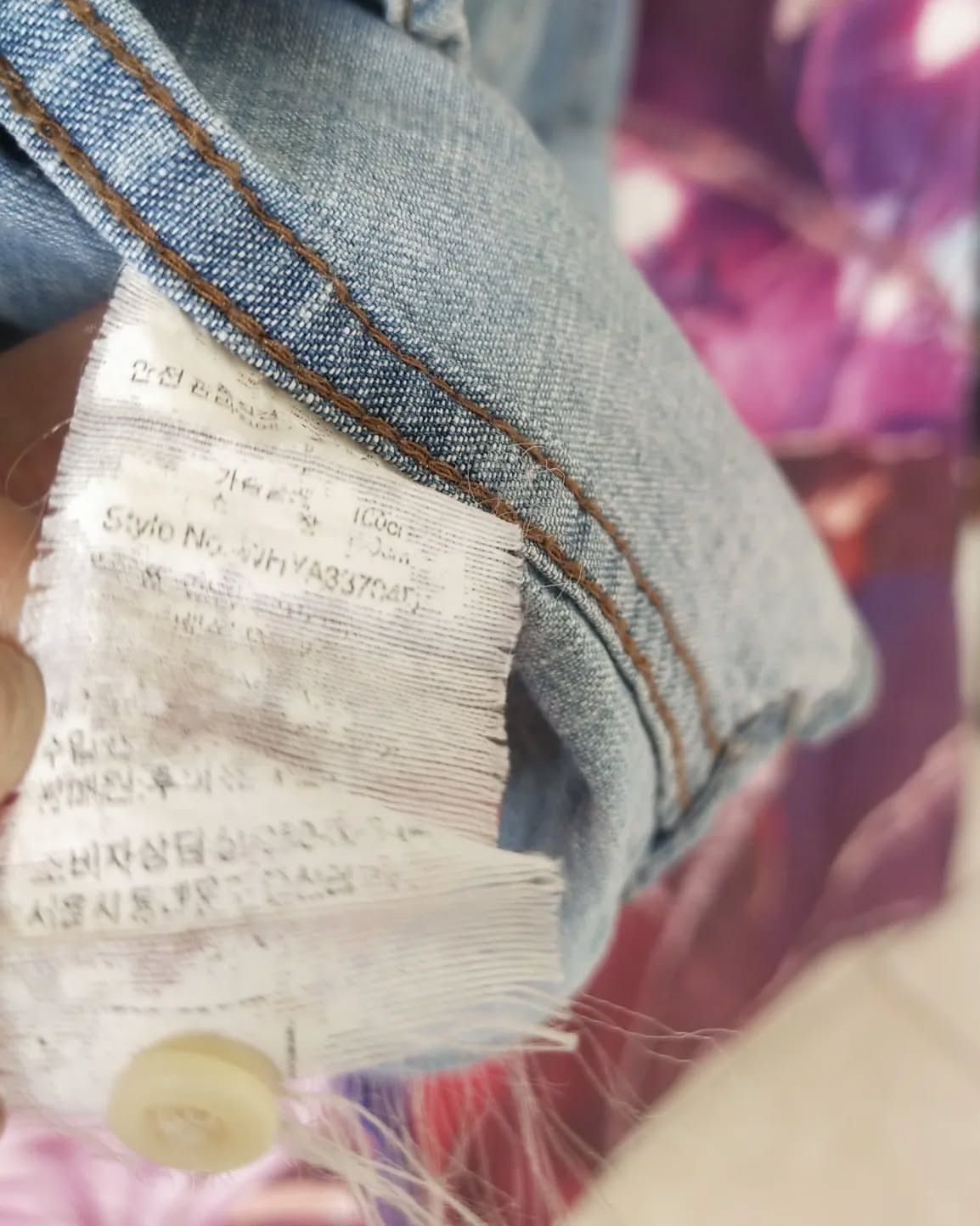 Who A.U. WHO AU Blue Faded Denim Shirt Size US M / EU 48-50 / 2 - 6 Thumbnail