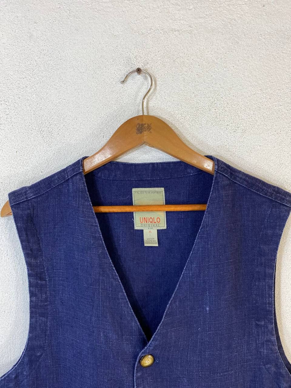 Uniqlo vintage uniqlo japanese brand denim vest nice design Size US XL / EU 56 / 4 - 2 Thumbnail