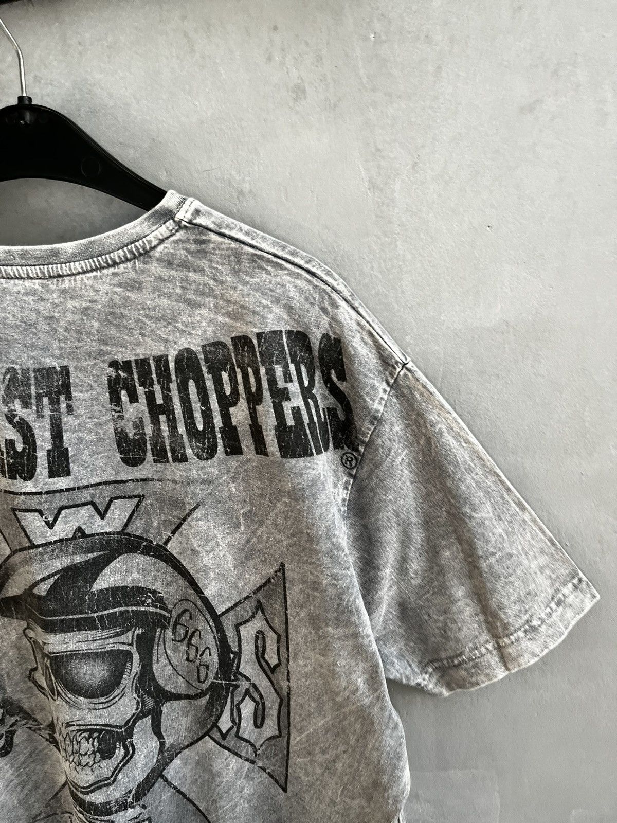 West Coast Choppers Choppers West Coast skull distressed T shirt Size US XL / EU 56 / 4 - 5 Thumbnail