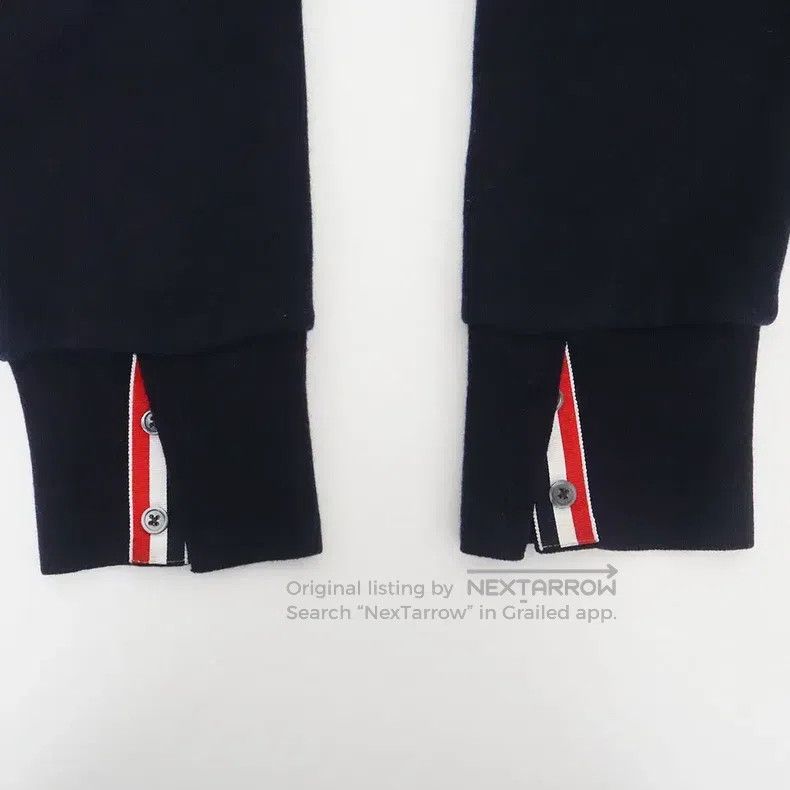 Thom Browne Thom Browne Navy Cashmere Turtleneck Sweater Size US XL / EU 56 / 4 - 7 Thumbnail