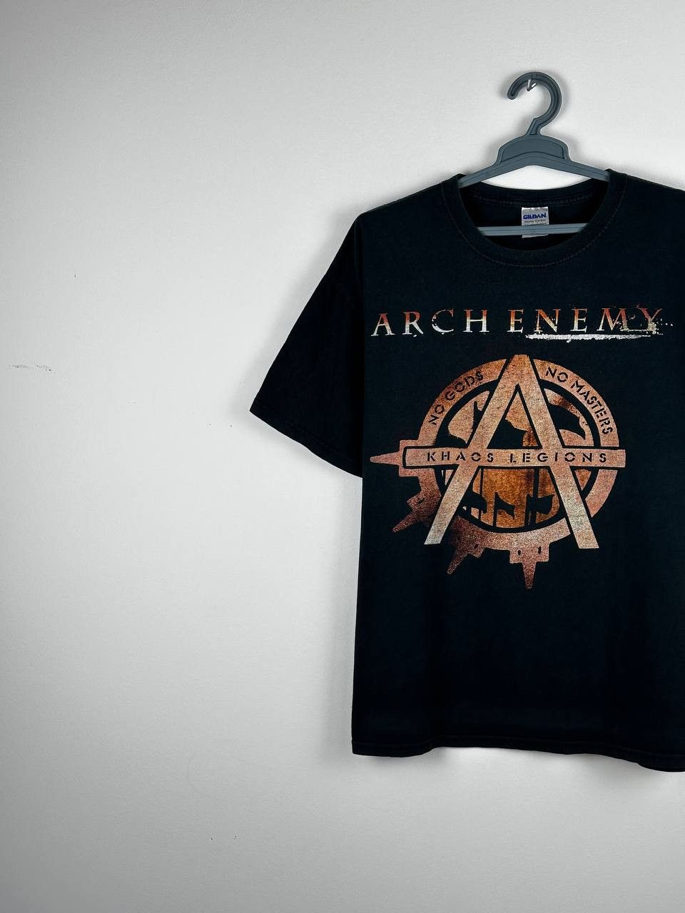 Band Tees × Vintage Vintage Arch Enemy The Root Of All Evil Faded T shirt anvil Size US XL / EU 56 / 4 - 2 Thumbnail