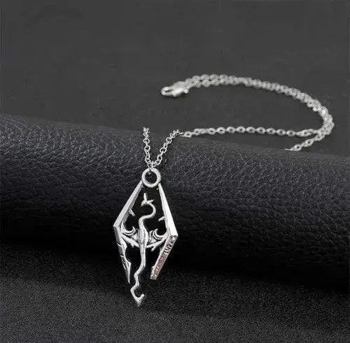 Japanese Brand × Vintage Unisex vintage rare Skyrim dragon pendant necklace Size ONE SIZE - 4 Thumbnail