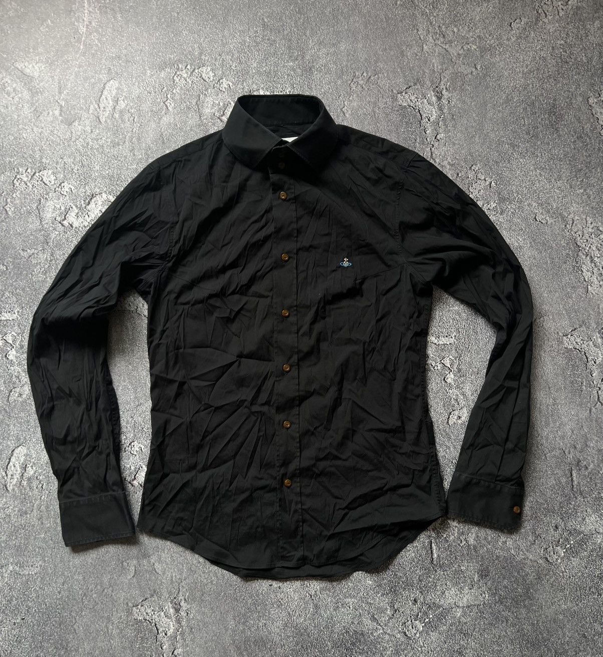 Vivienne Westwood Vivienne Westwood Button-Up Orb Shirt Made in Italy Size US XL / EU 56 / 4 - 1 Thumbnail