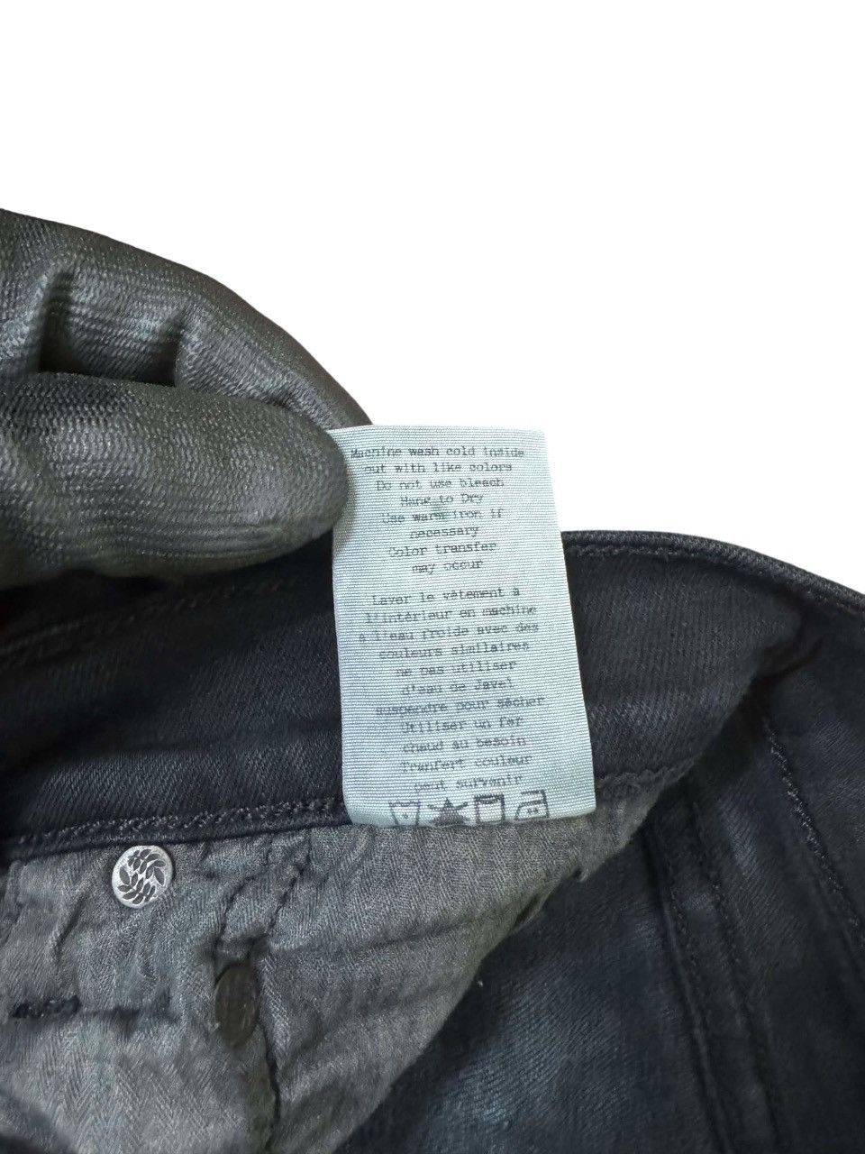 Rag & Bone Standard Issue Fit 2 Black Slim Jeans Size US 29 - 5 Thumbnail