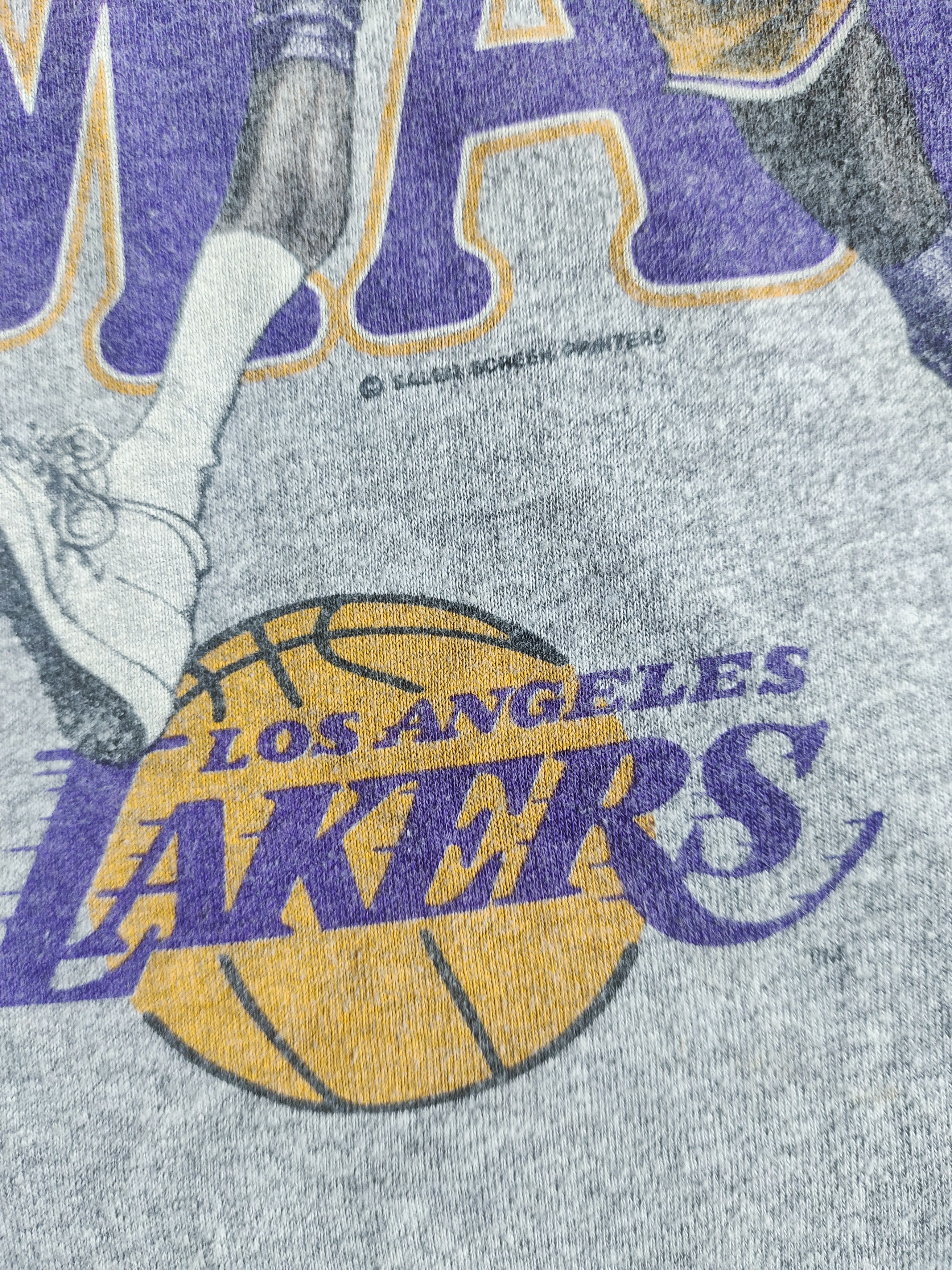 NBA × Salem Sportswear × Vintage Vintage Magic Johnson Caricature 1989 T-shirt Size US XL / EU 56 / 4 - 6 Thumbnail