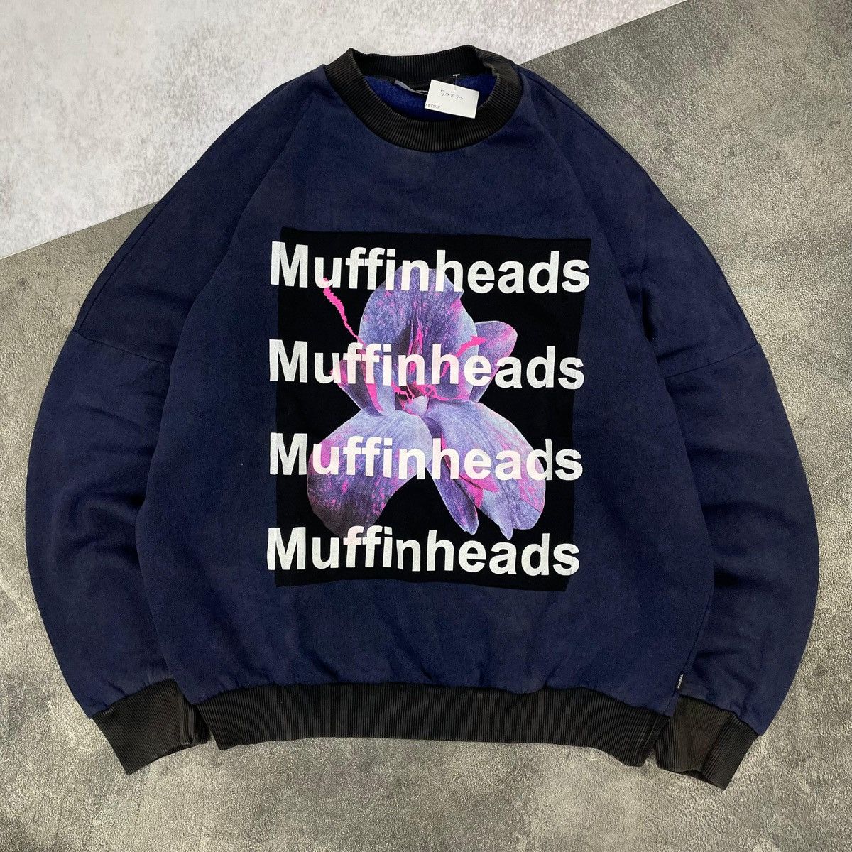 Diesel Diesel muffinheads Sweatshirt flower diewash Size US XL / EU 56 / 4 - 1 Thumbnail