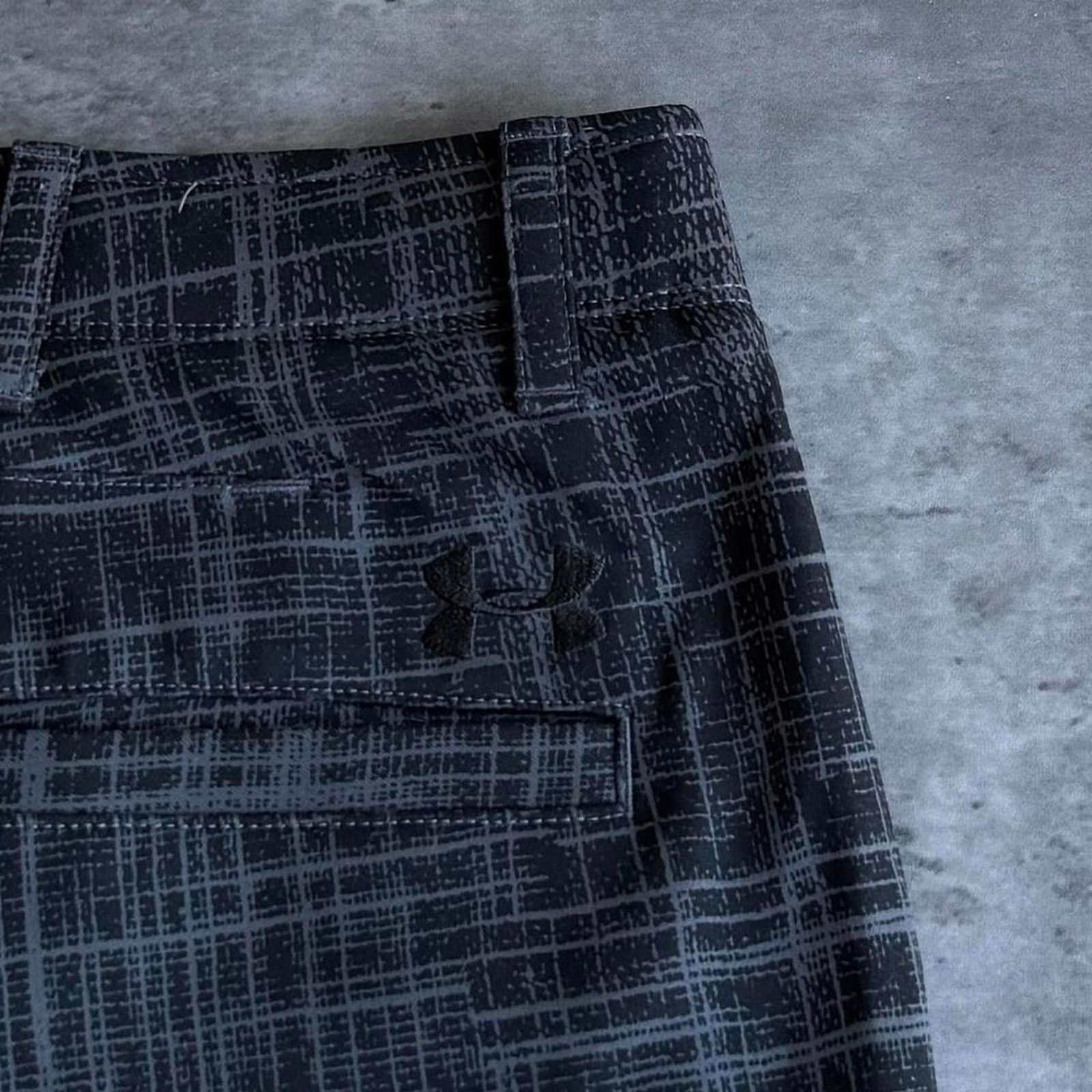 Under Armour × Vintage Vintage Y2K Under Armour Black & Grey Athletic Golf Pants Size US 38 / EU 54 - 3 Thumbnail