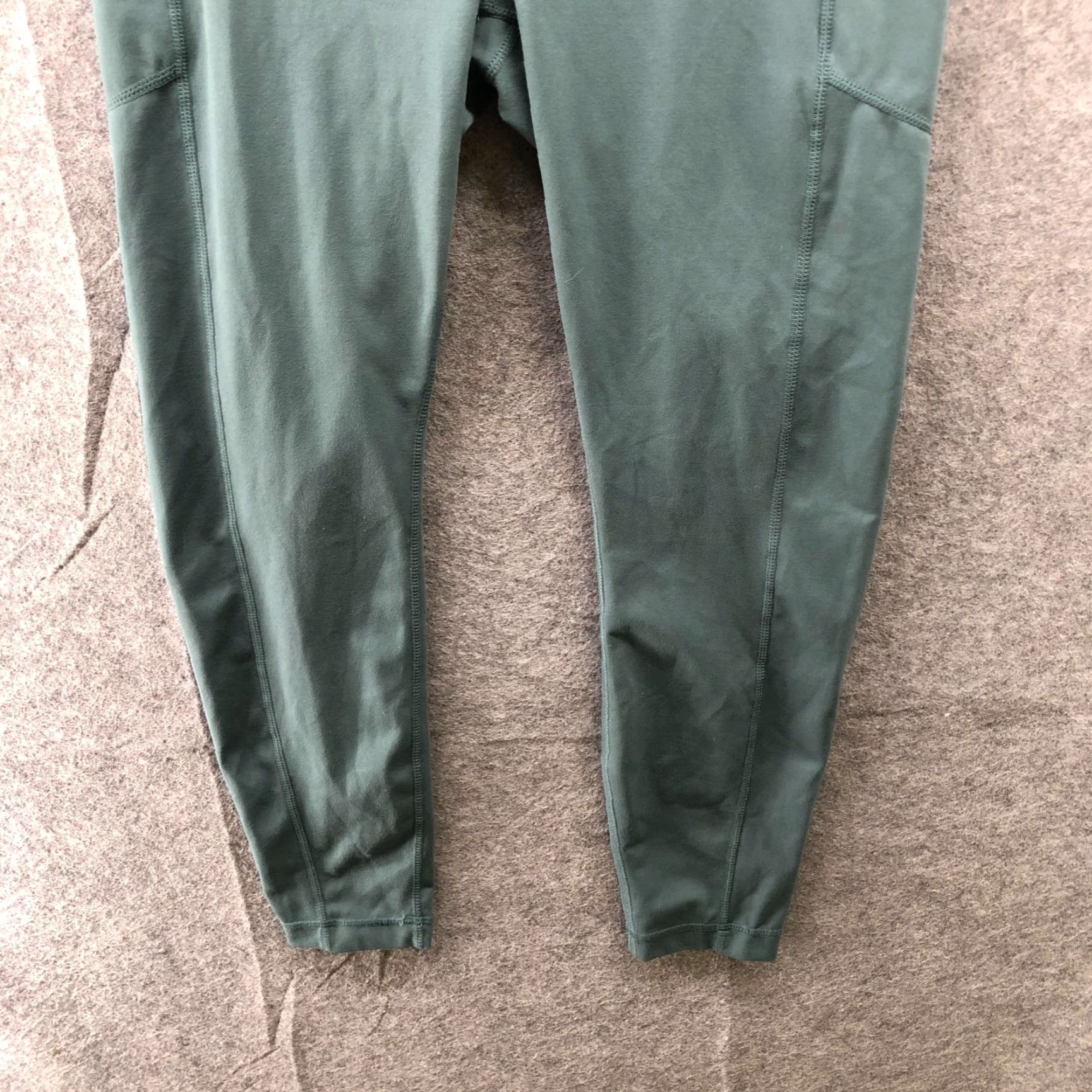 Vintage VINTAGE Yogalicious Lux Leggings Womens L Sage Green High Rise Active Yoga Gym Size 36" / US 14 / IT 50 - 4 Thumbnail
