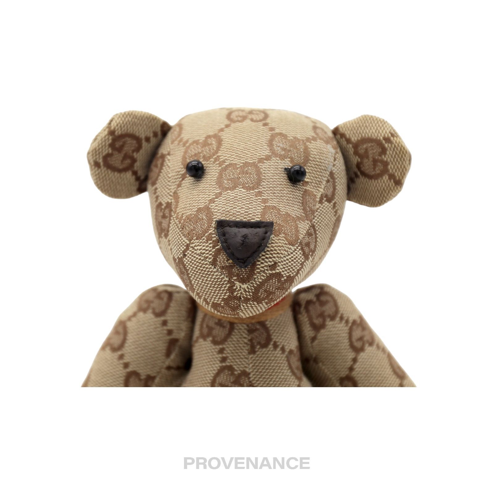 Gucci 🔴 Gucci Teddy Bear - GG Canvas Tan Size ONE SIZE - 6 Thumbnail