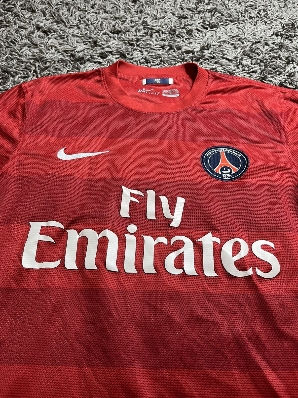 Nike NIKE PARIS SAINT GERMAIN 2012/13 SOCCER FOOTBALL JERSEY Size US M / EU 48-50 / 2 - 2 Thumbnail