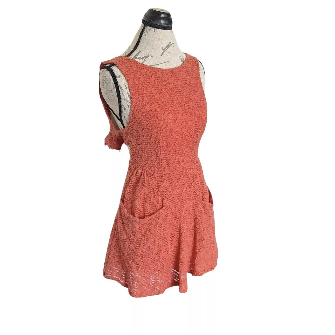 Free People Free People Mini Dress Persimmon Sz XS Southwestern Size XS / US 0-2 / IT 36-38 - 5 Thumbnail