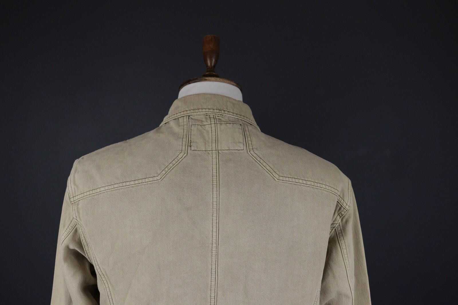Designer Armani Jeans Beige Multipockets Jacket Size I 52/ USA 36 Size US M / EU 48-50 / 2 - 9 Thumbnail