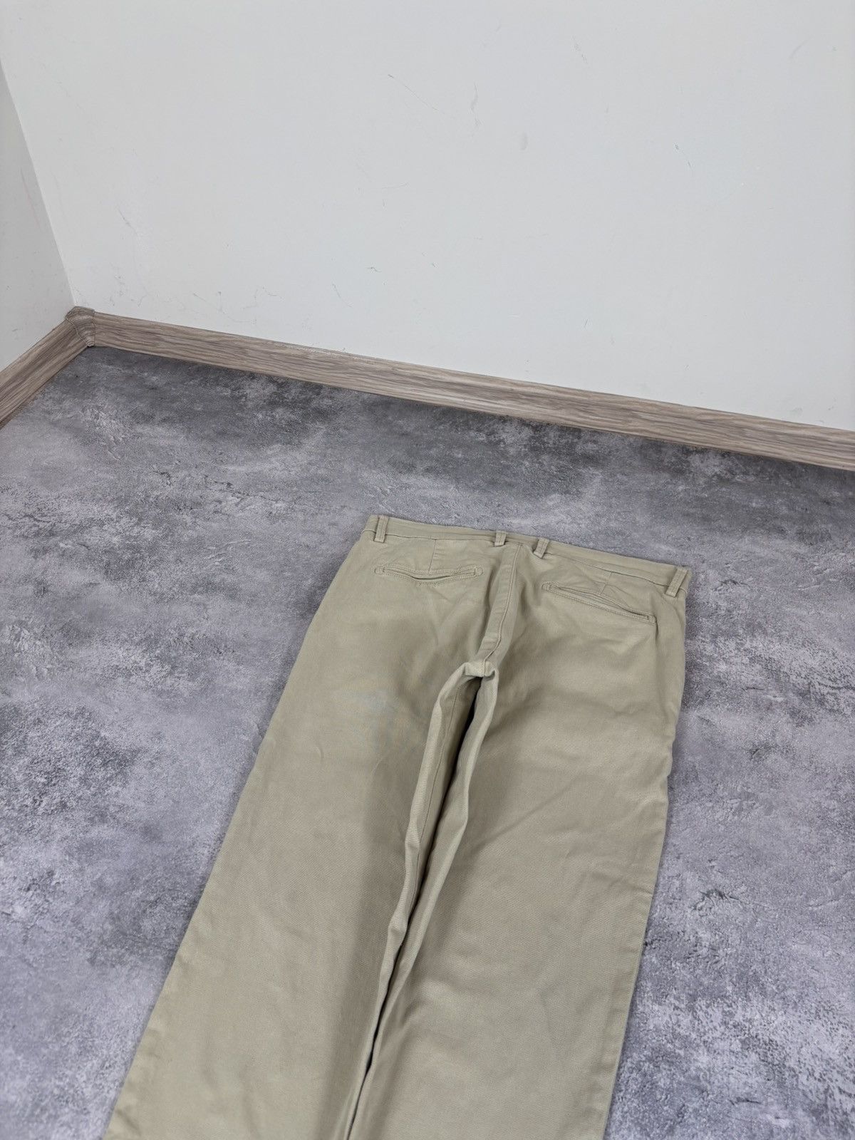 Boggi Boggi Milano Men’s Beige Chino Pants Trousers Cotton Blend Size US 32 / EU 48 - 16 Thumbnail