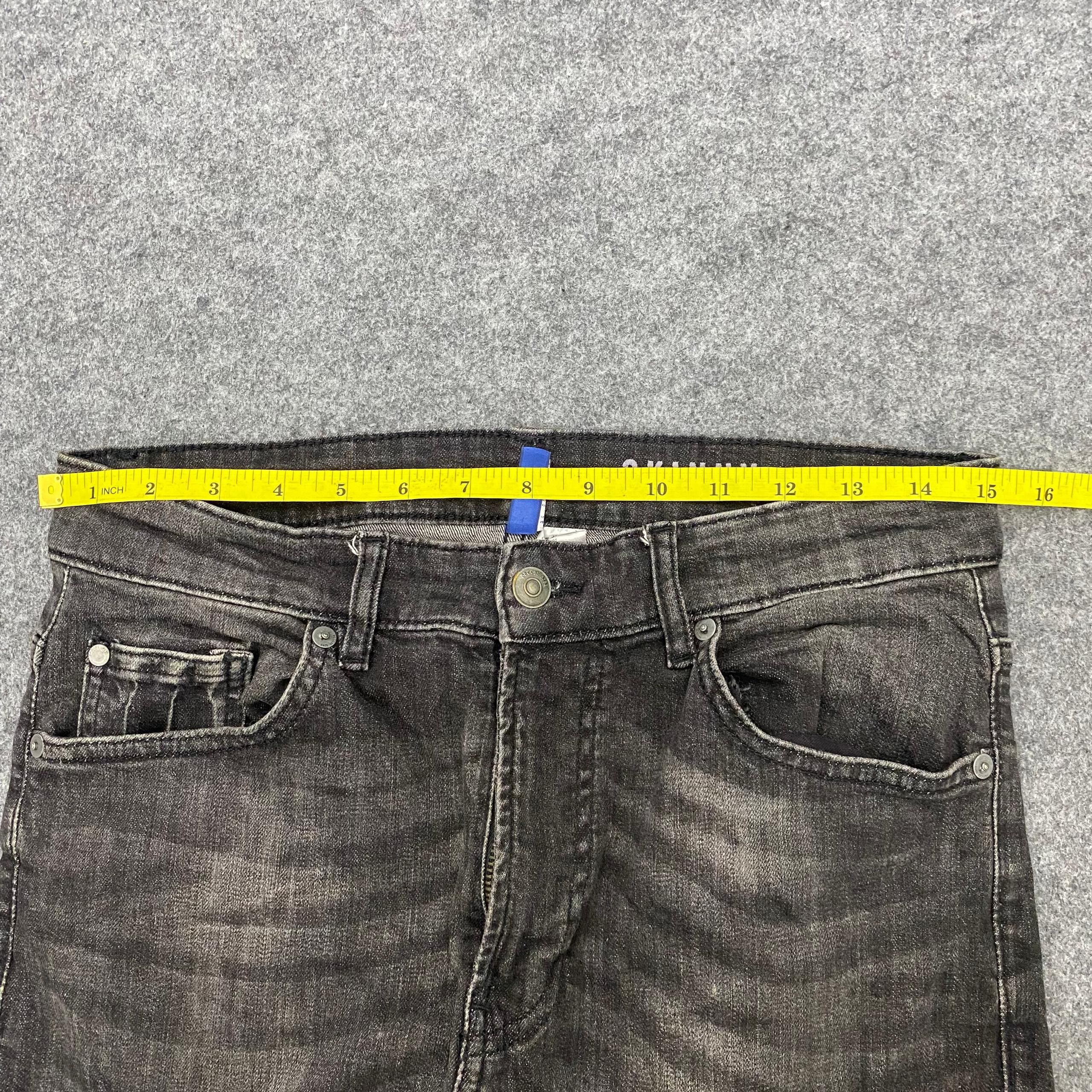 If Six Was Nine 💥Best Offer💥Vintage H&M Japanese Brand Skinny Denim Size US 30 / EU 46 - 4 Thumbnail