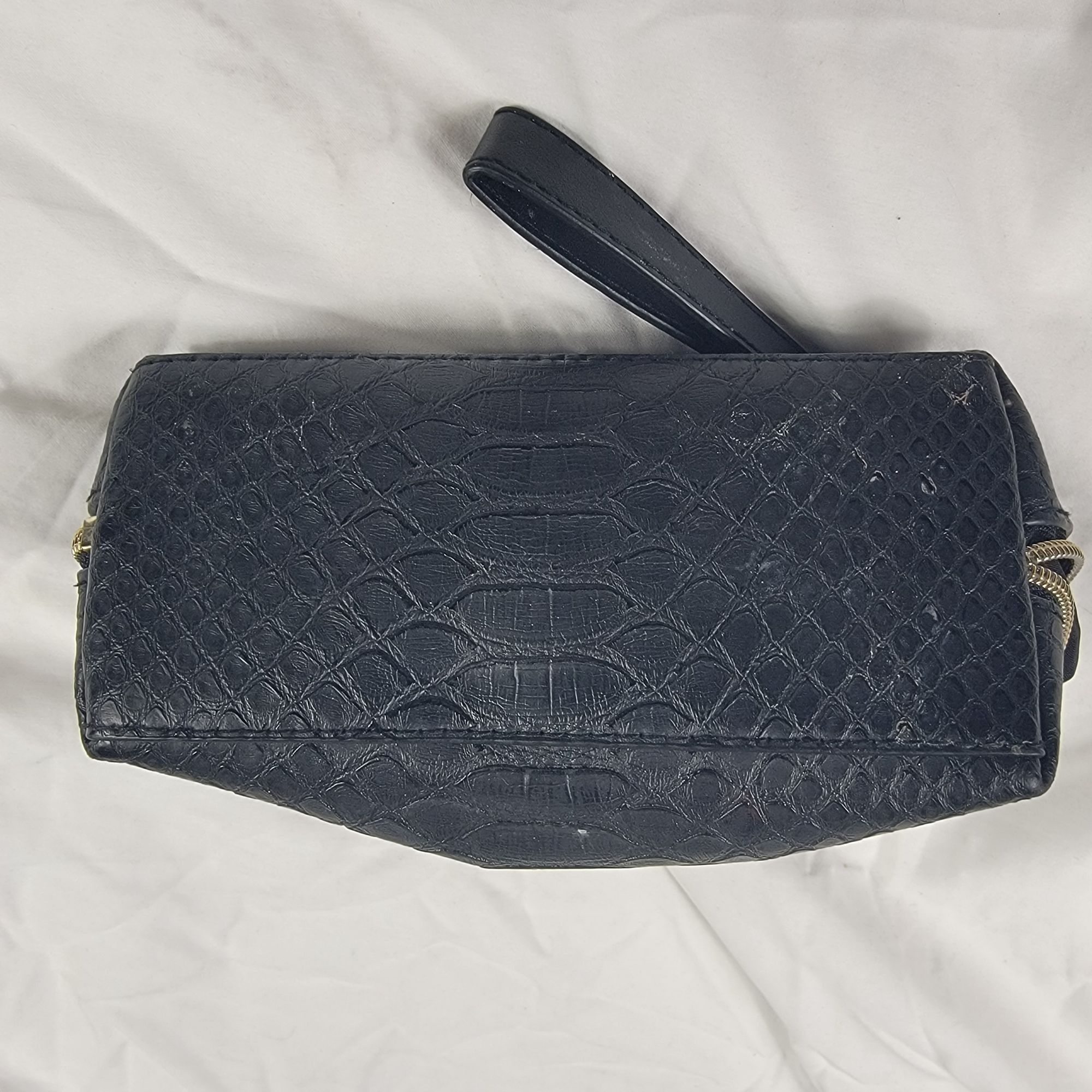Victoria's Secret Victorias Secret Black Snake Cosmetic Makeup Bag Travel Size ONE SIZE - 7 Thumbnail